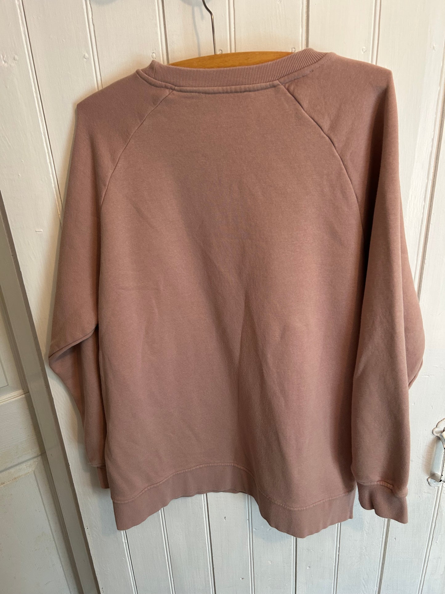Parasuco maternity large blush zipper side sweater