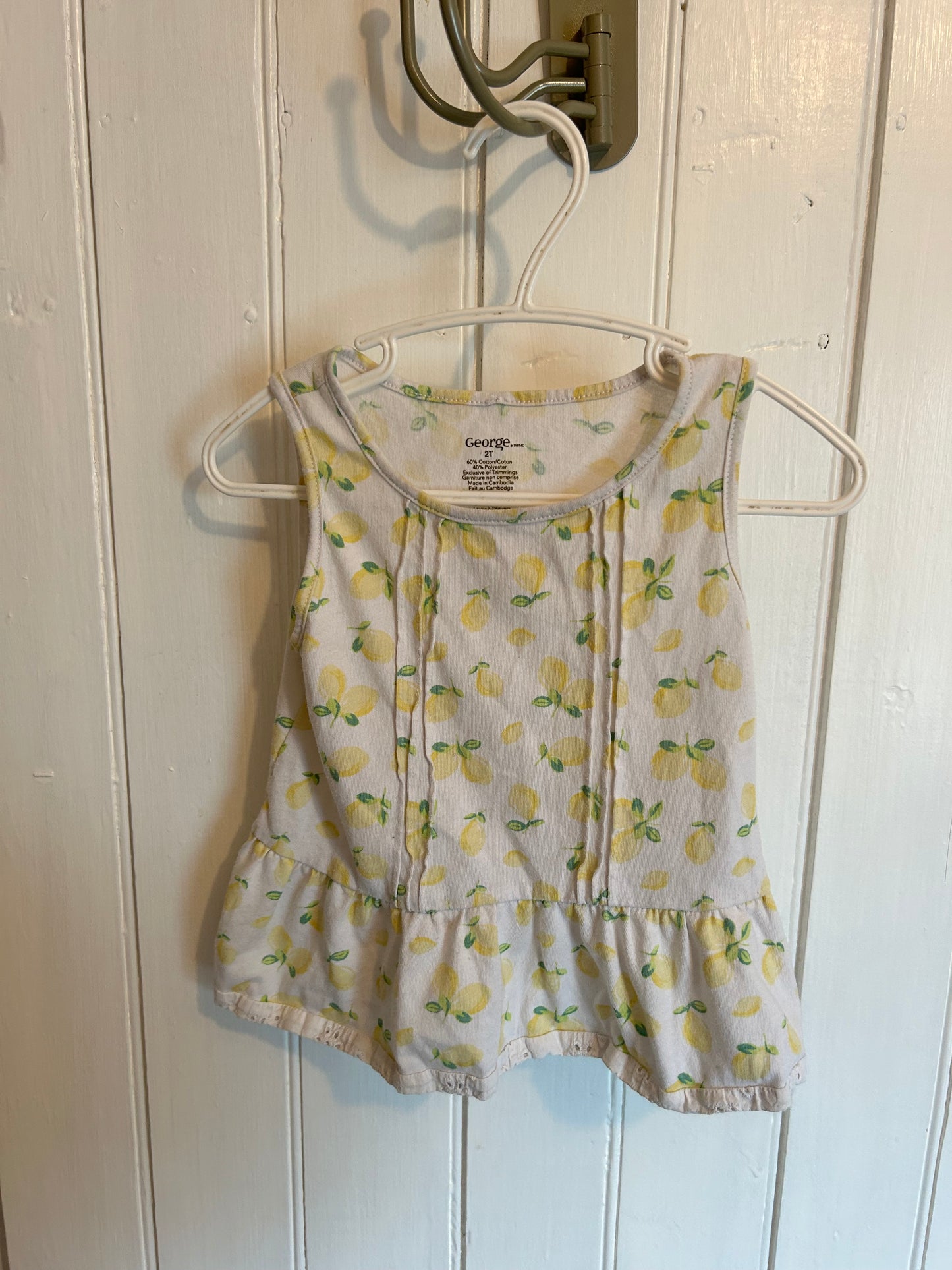 George 2t lemon tank top