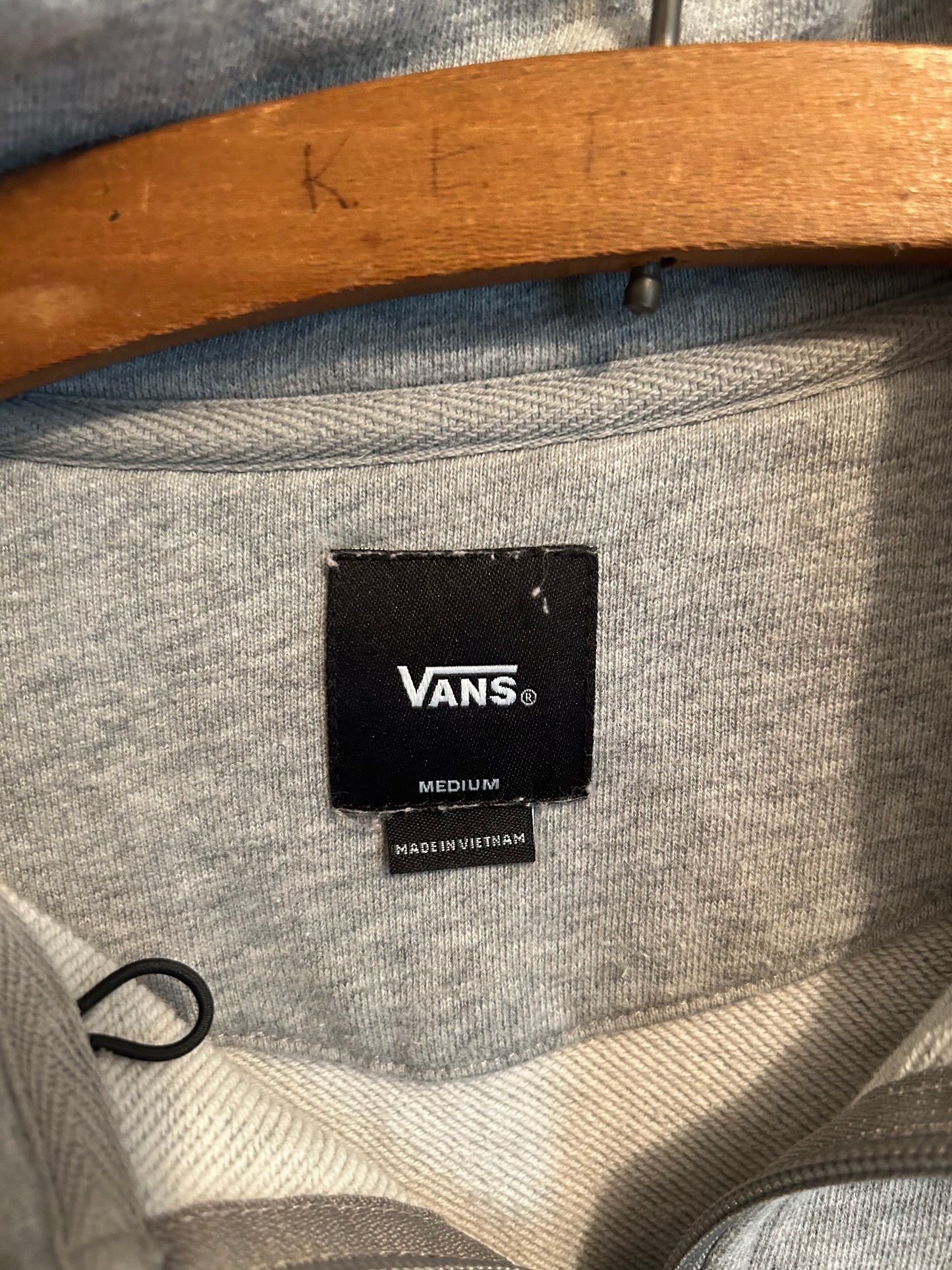 Vans medium grey quarter zip sweater