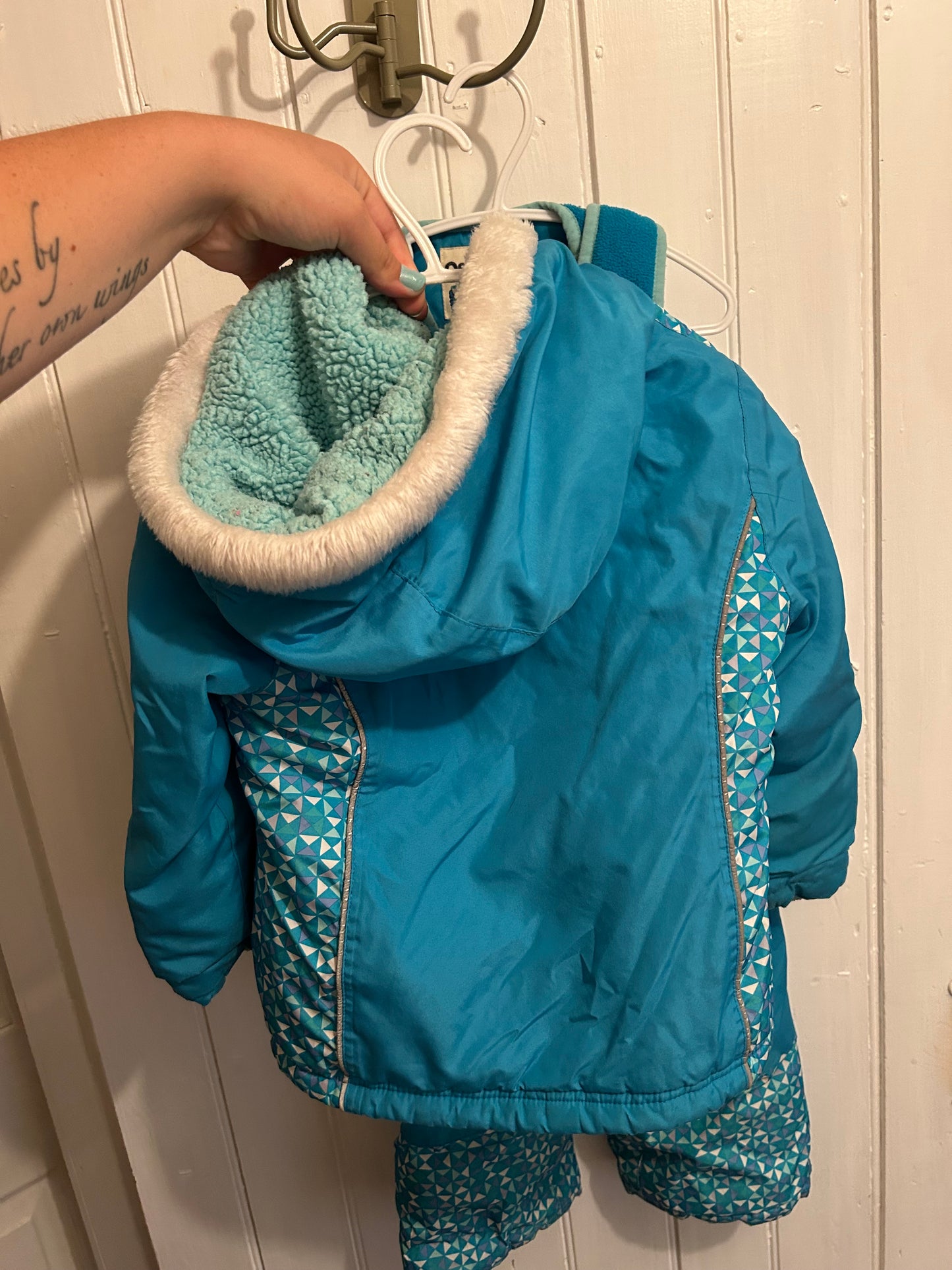 Oshkosh 3t blue 2pc snow suit