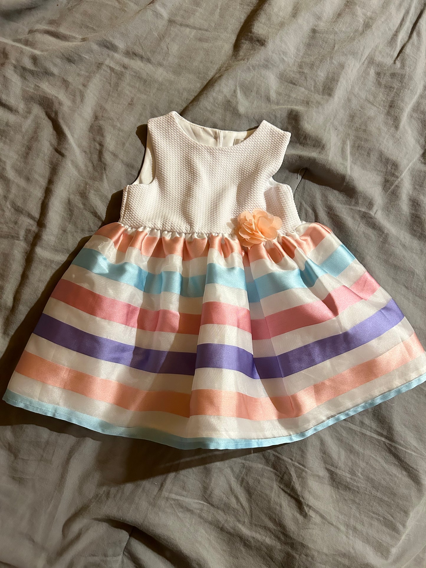 George 12/18m pastel striped dress