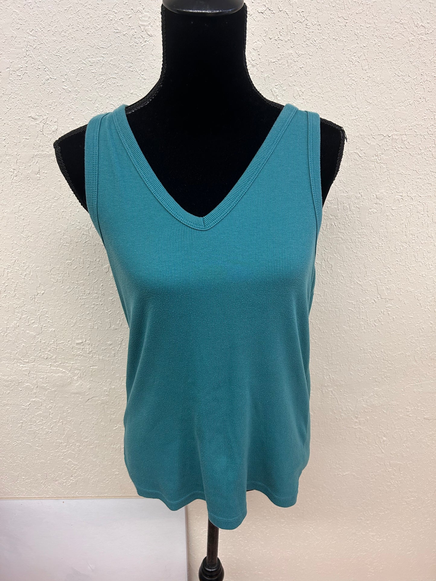Old navy xl teal ribbed tank top