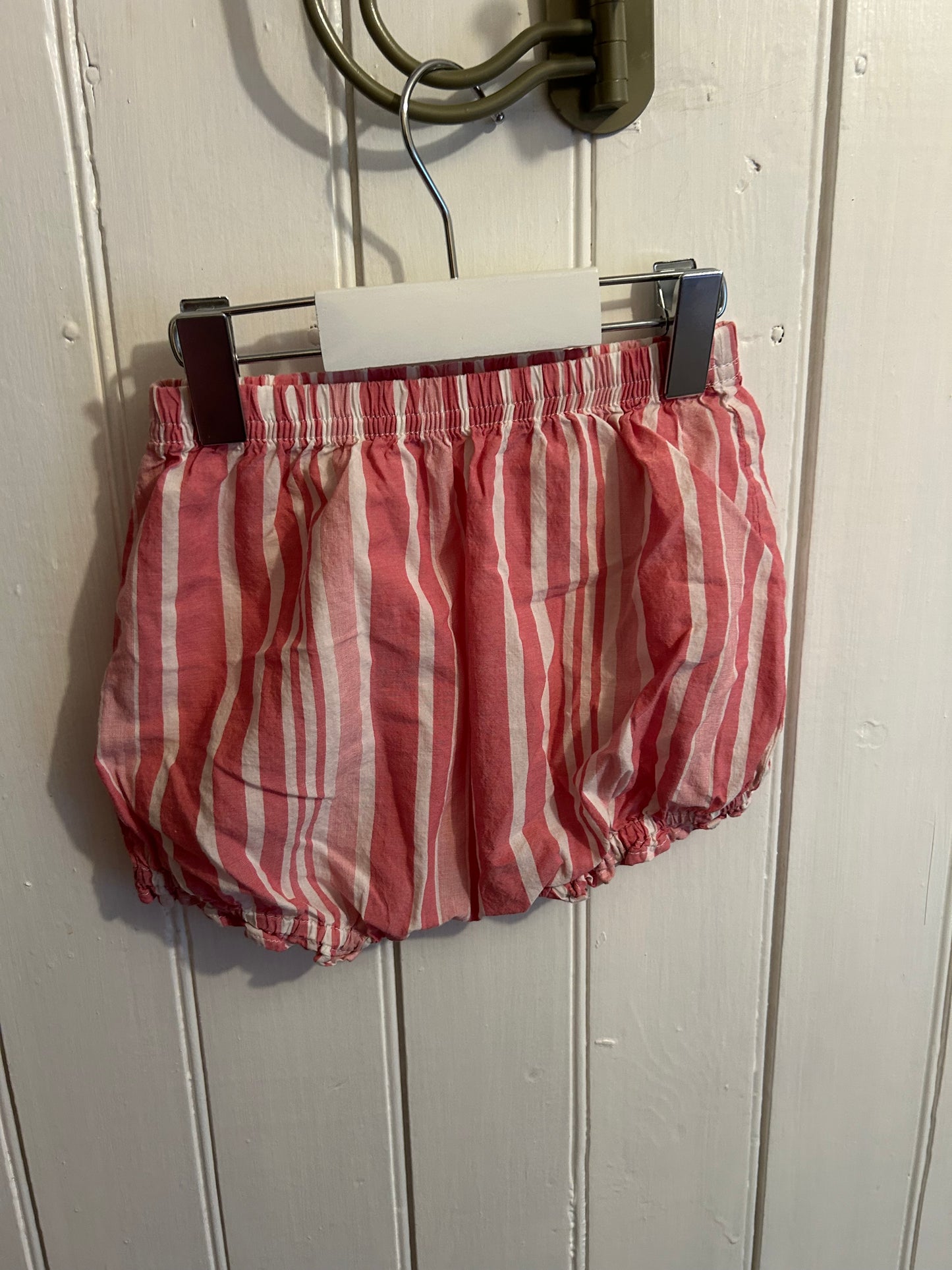 BR 12/18m pink striped flare set