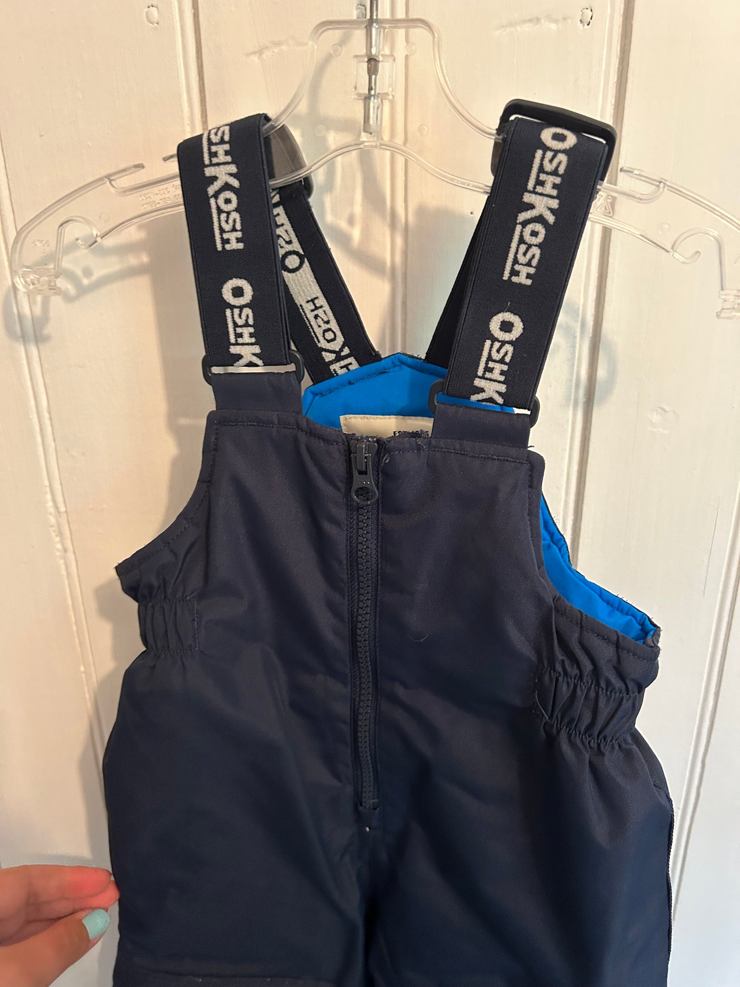 Oshkosh 24m blue 2pc snowsuit