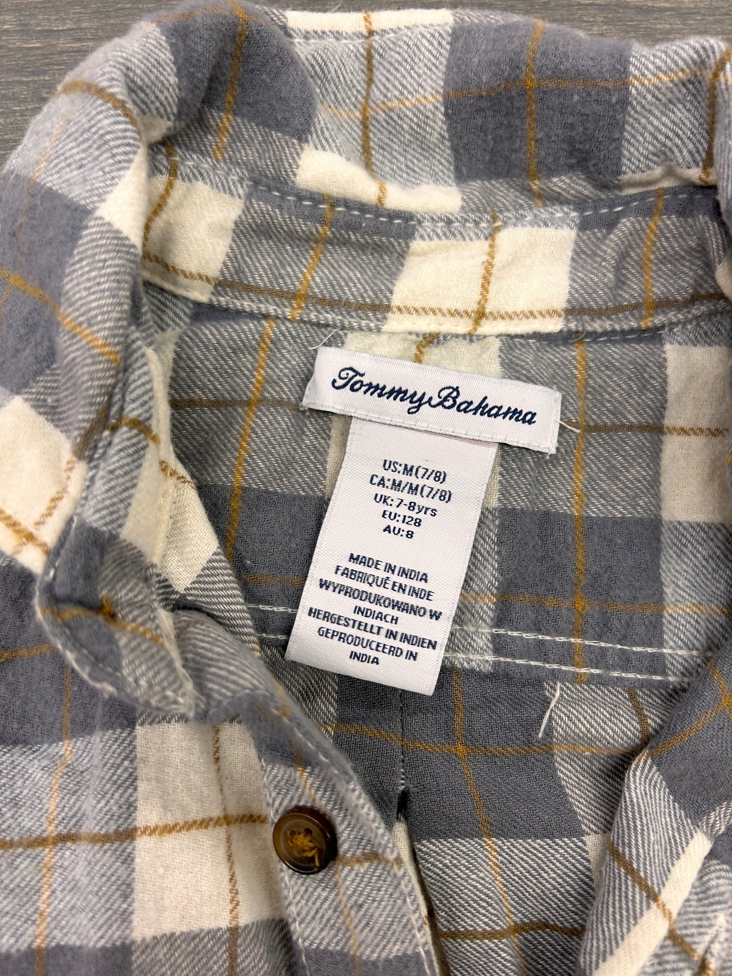 Tommy Bahama 7/8 grey flannel