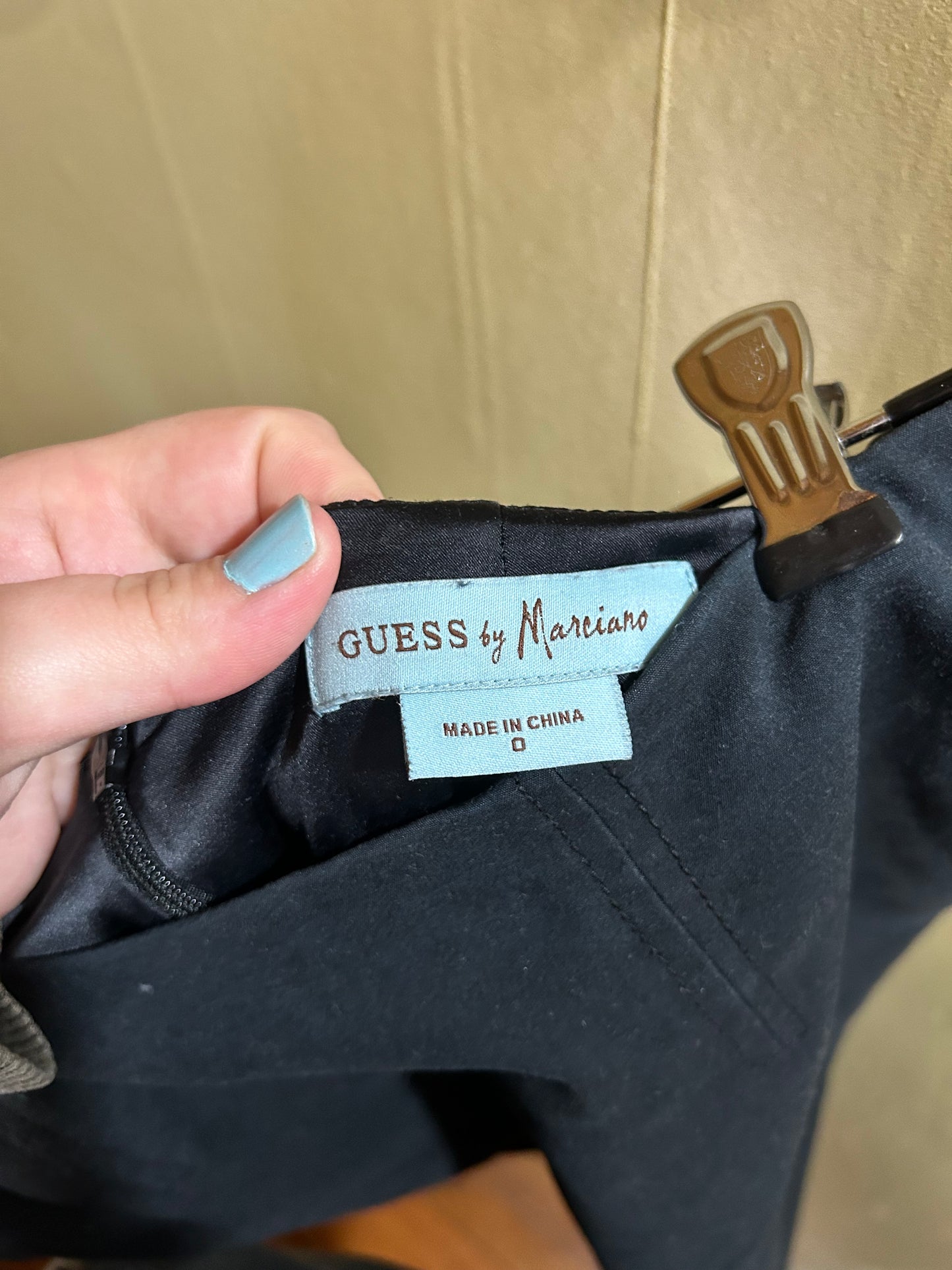 Guess by Marciano 0 black midi pencil skirt