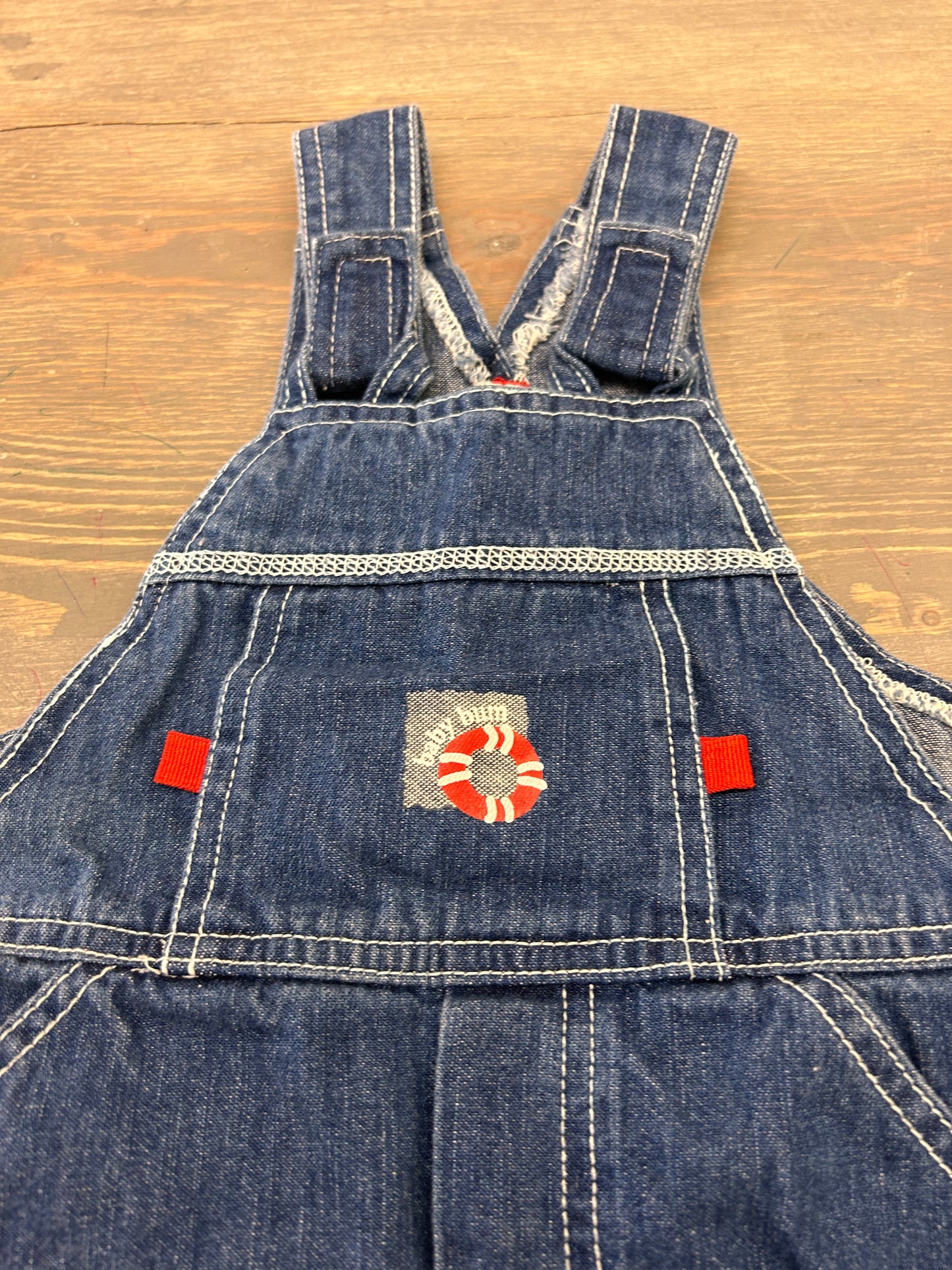 Vintage bum 18m beach denim overalls