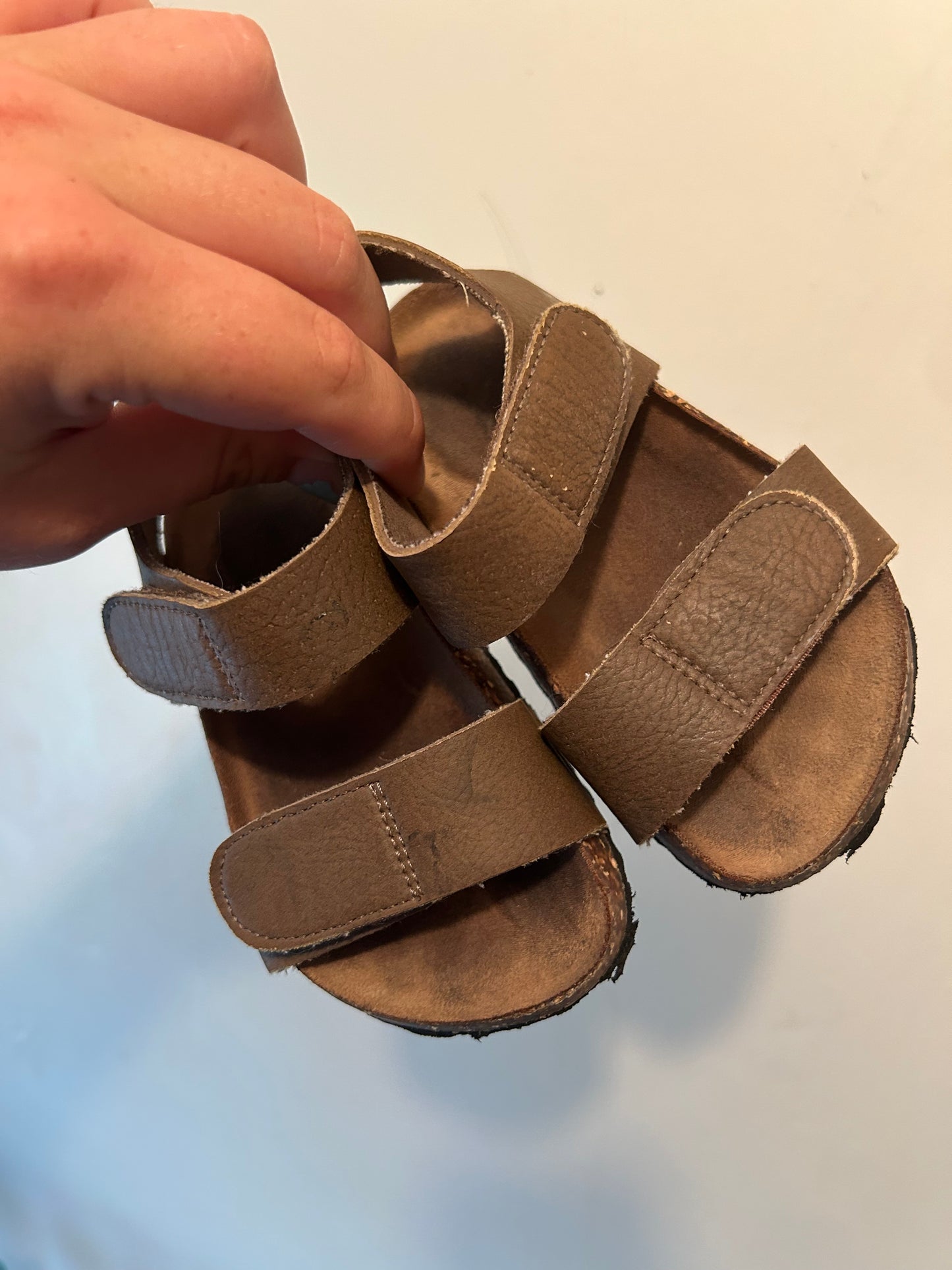 George infant 7 brown sandals
