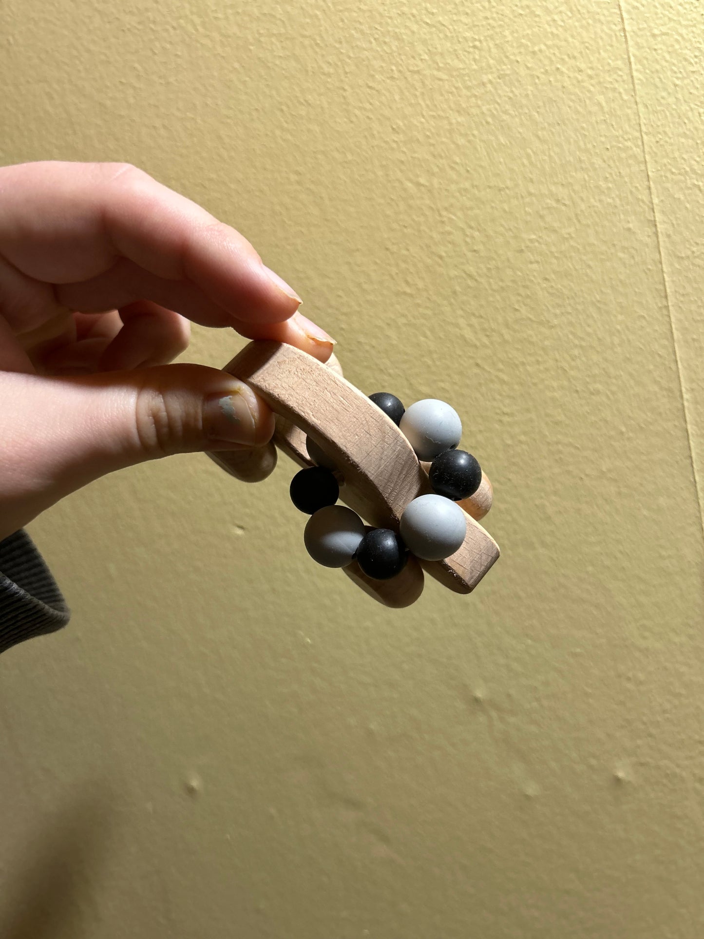 Wooden teether vehicles