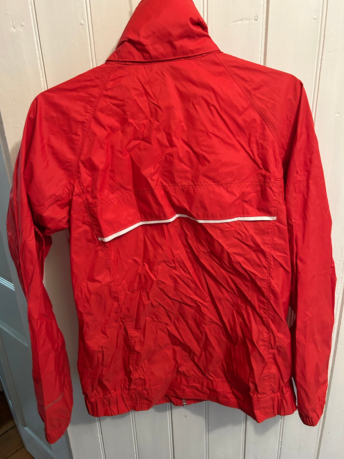 Columbia small red omni heat zip up unlined rain jacket