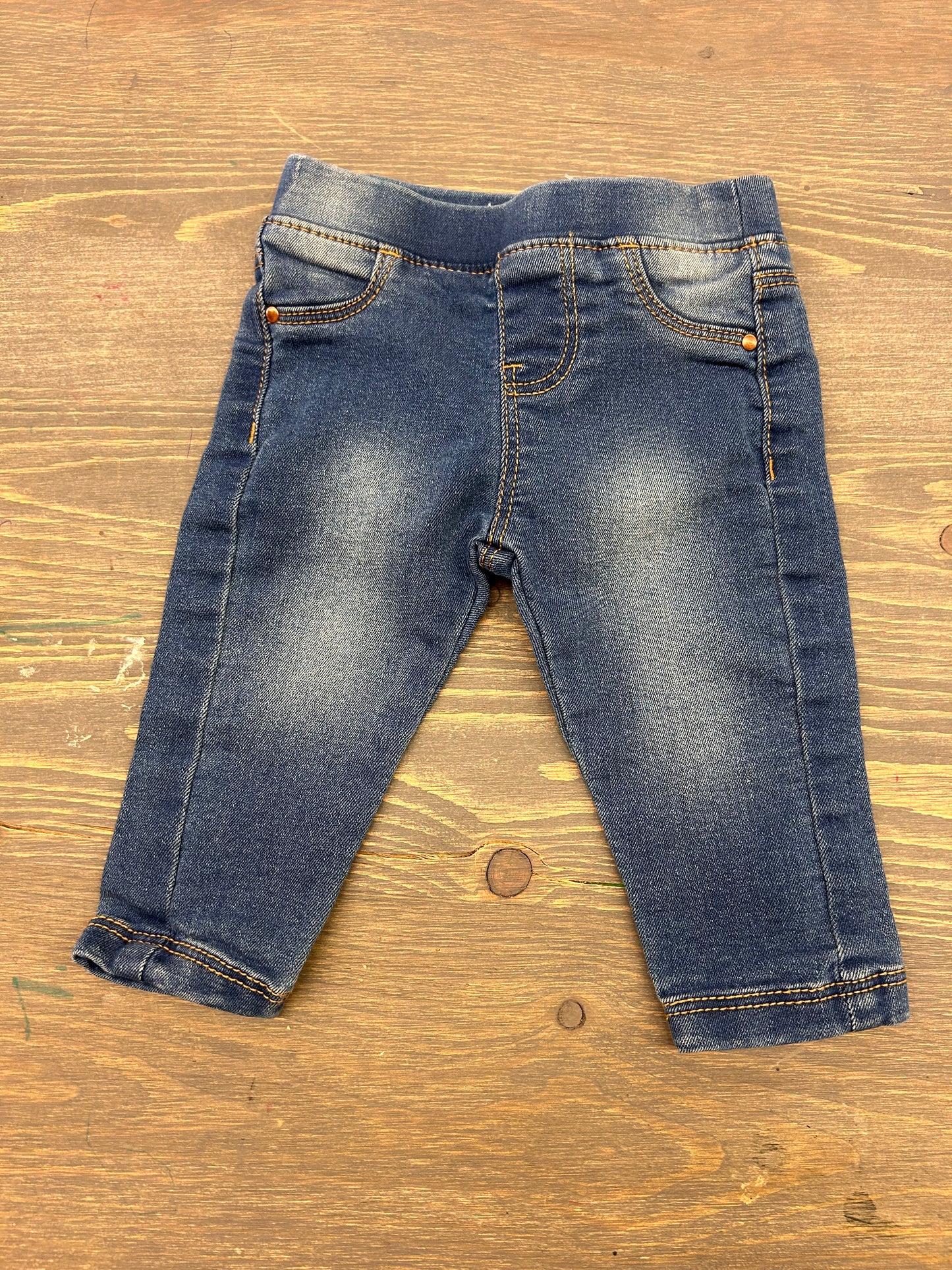 George 3/6m medium wash jeggings