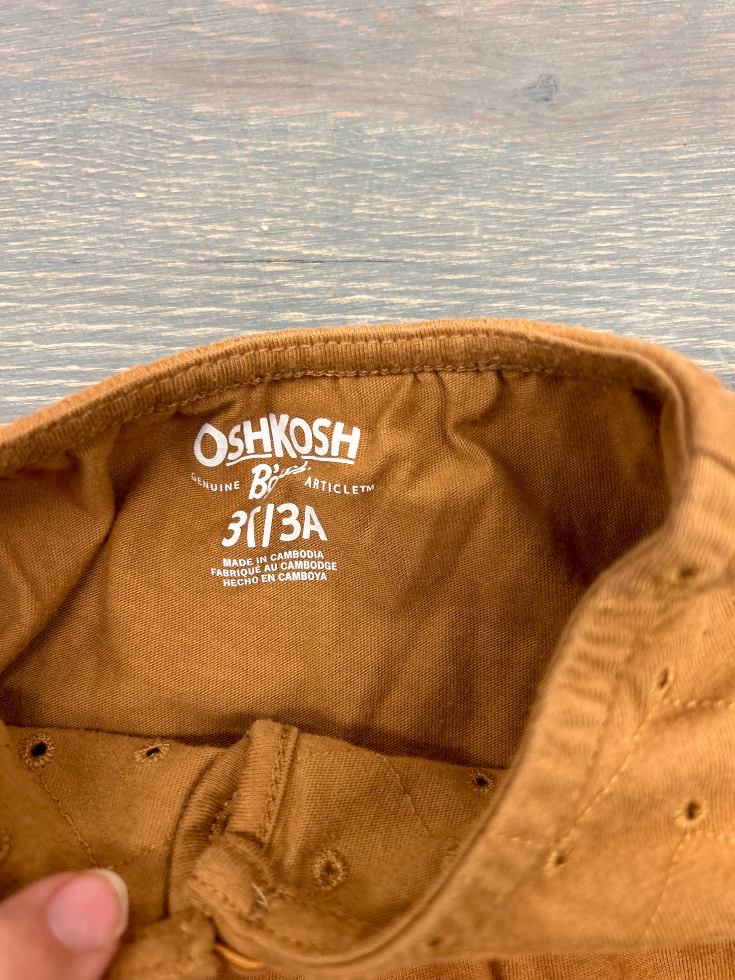 Oshkosh 3t tan lace top