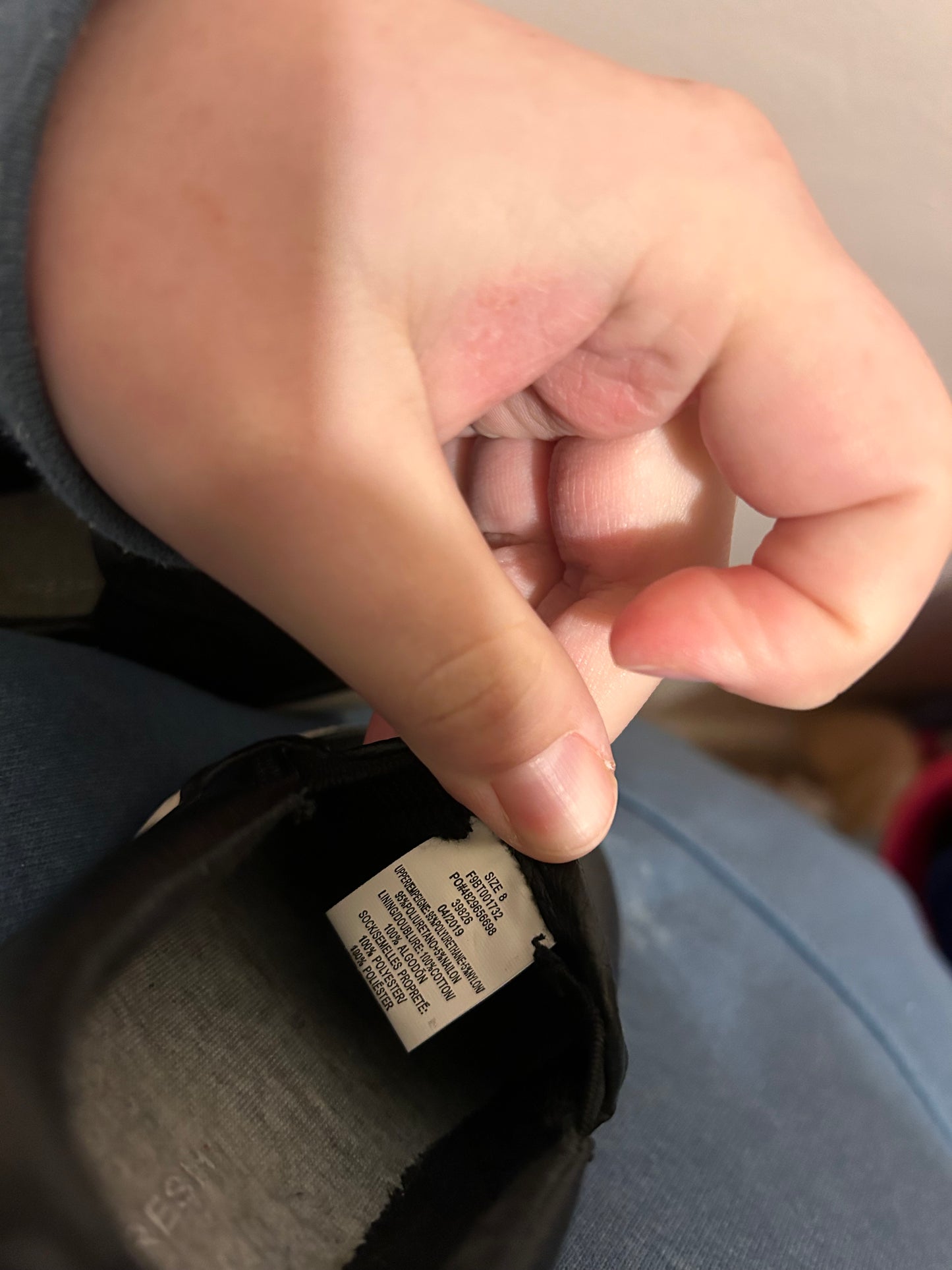 Joe fresh toddler 8 black loafers