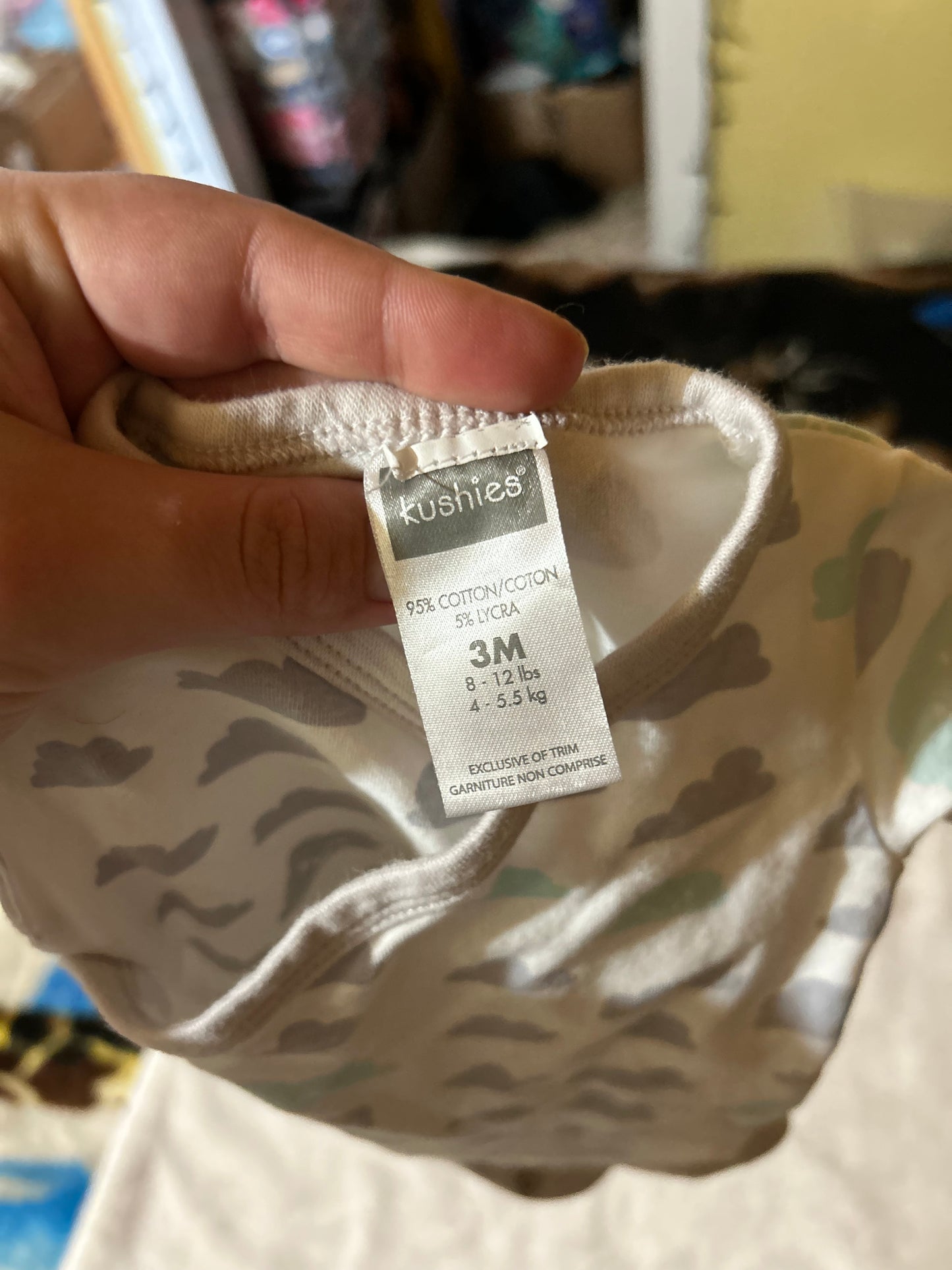 Kushies 3m cloud wrap onesie