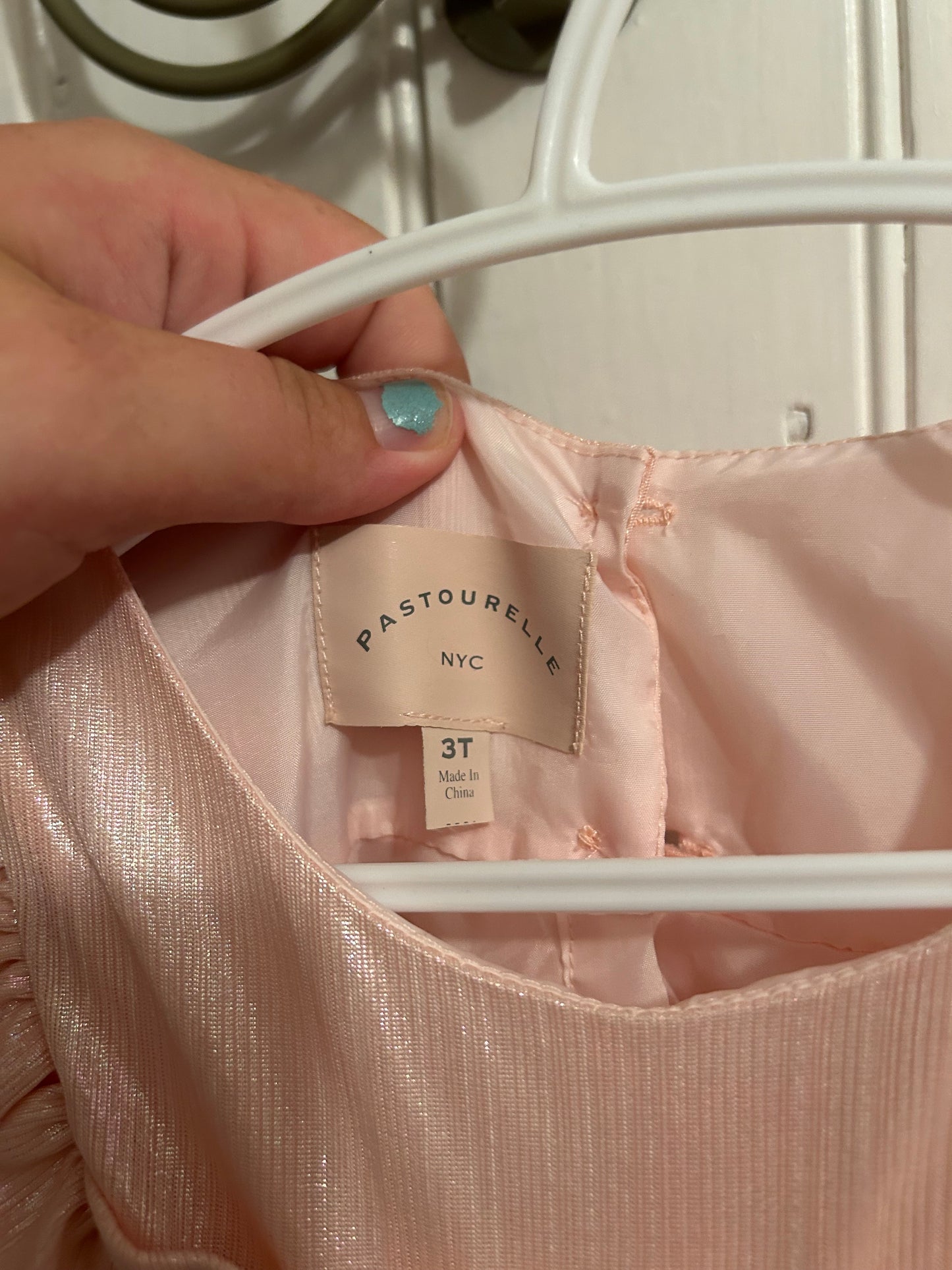 Pastourelle 3t pink dress