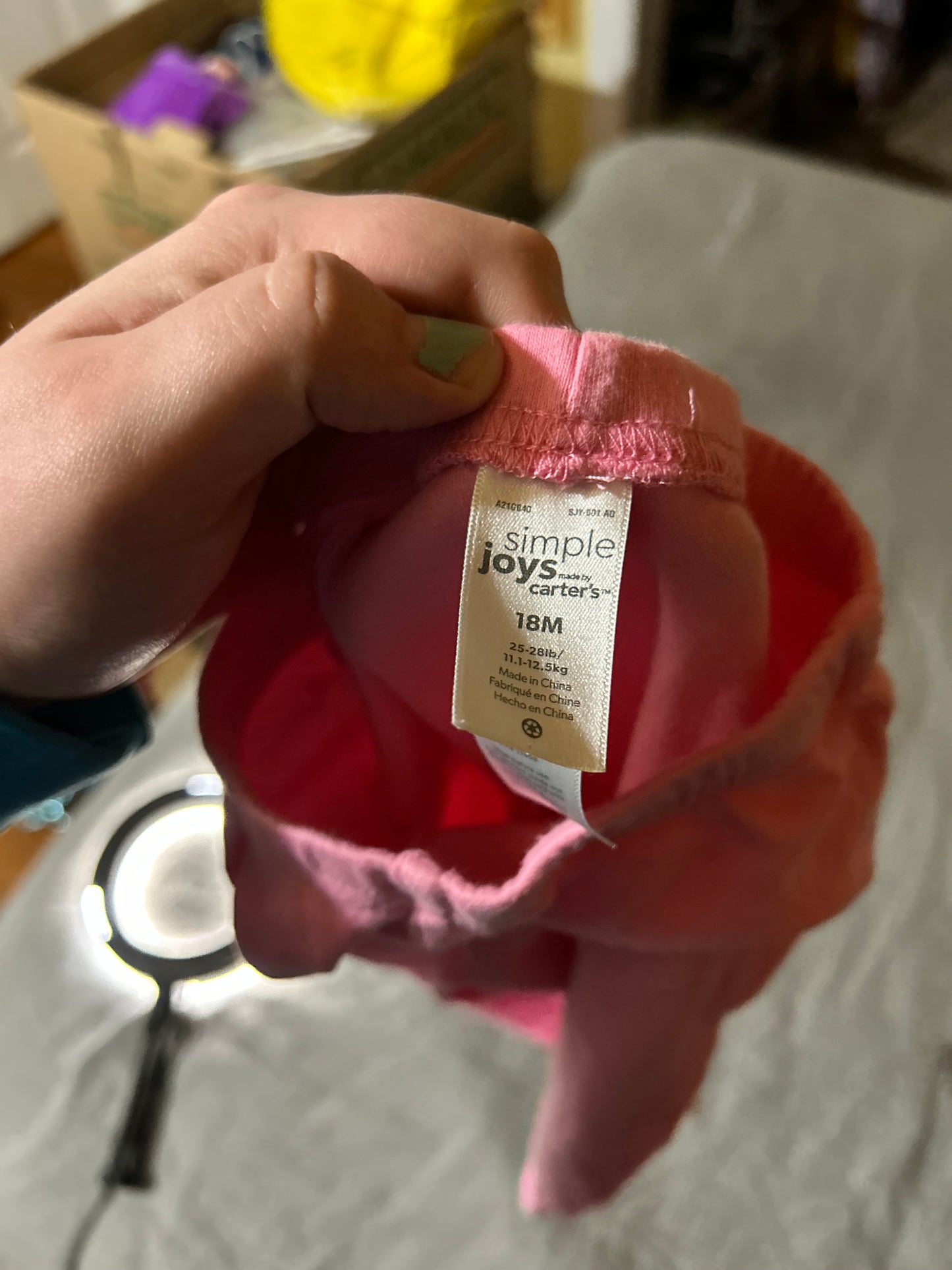 Carters 18m pink pants