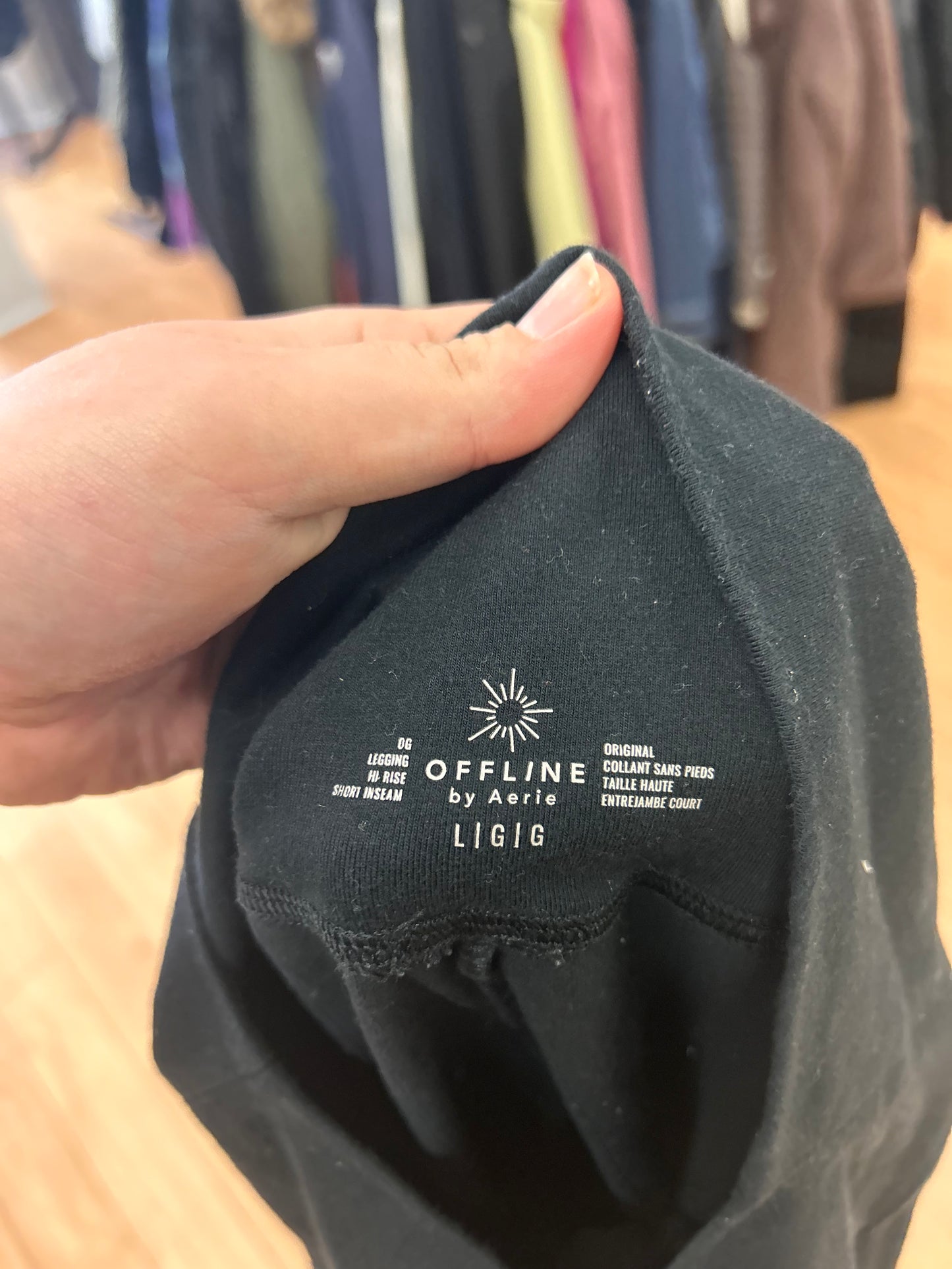 Offline aerie large black leggings