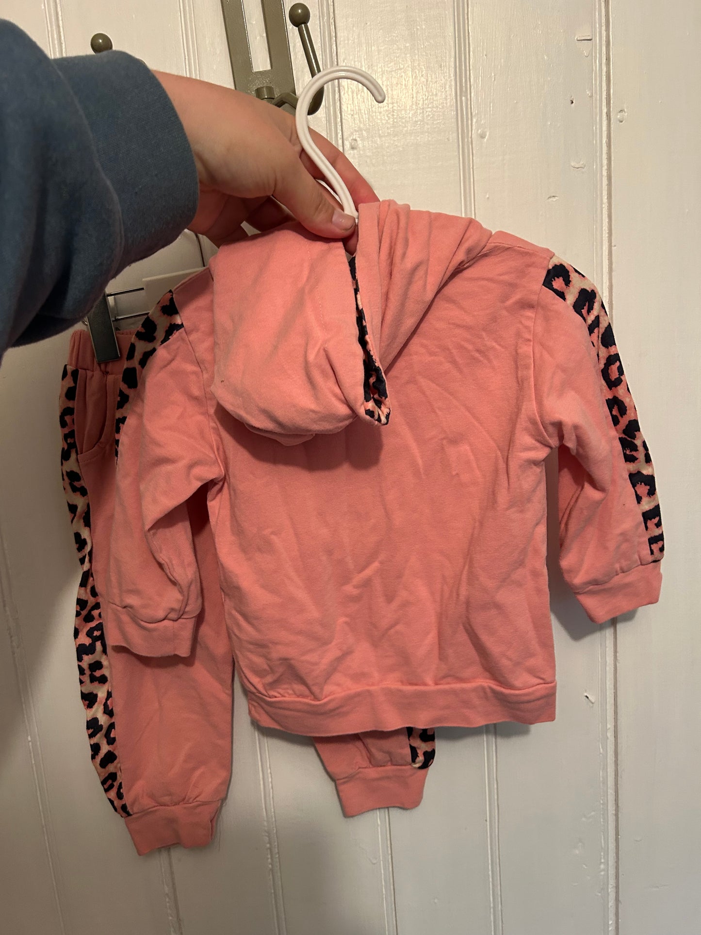 9/12m pink cheetah mamas girl lounge set