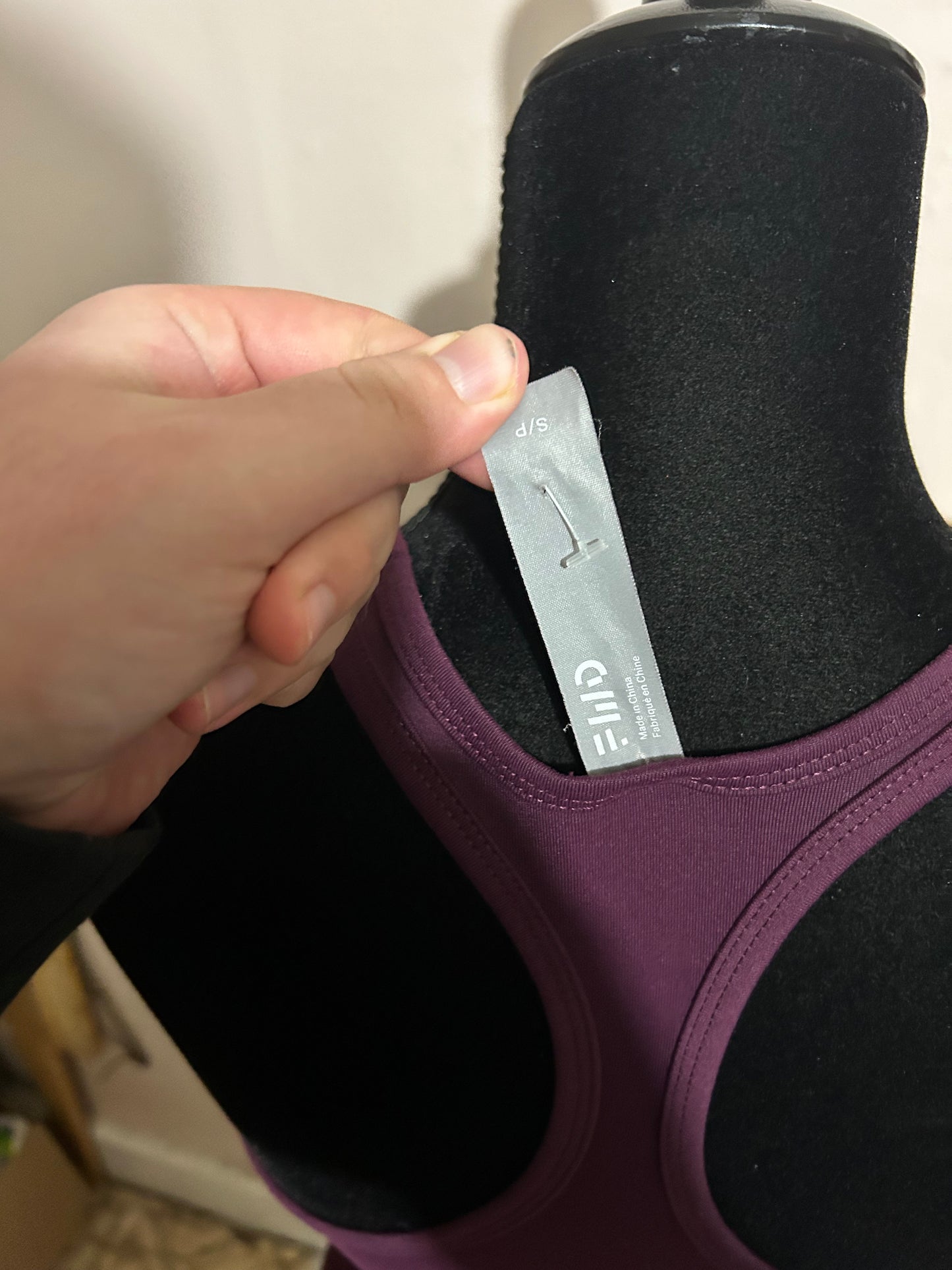 FWD small purple athletic tank top