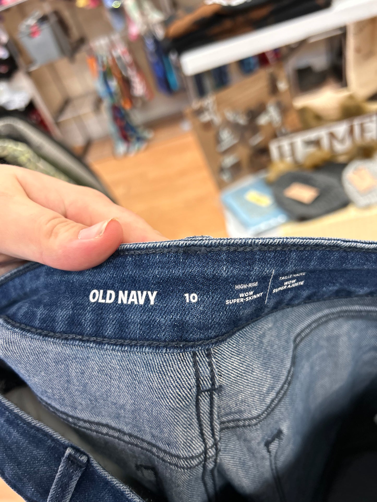 Old navy 10 medium wash skinny jeans