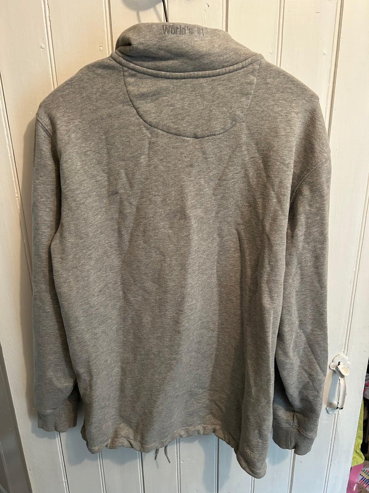 Vans medium grey quarter zip sweater