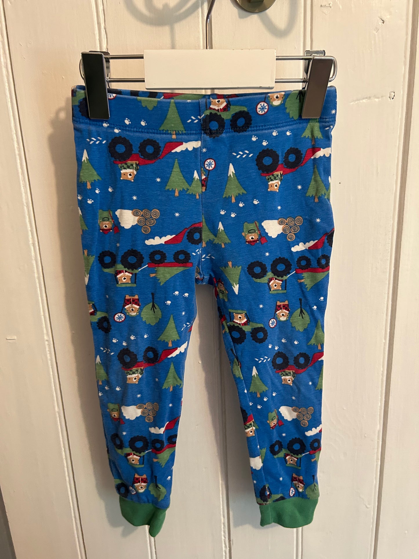 Joe fresh 2t green tractor Christmas tree sleep set