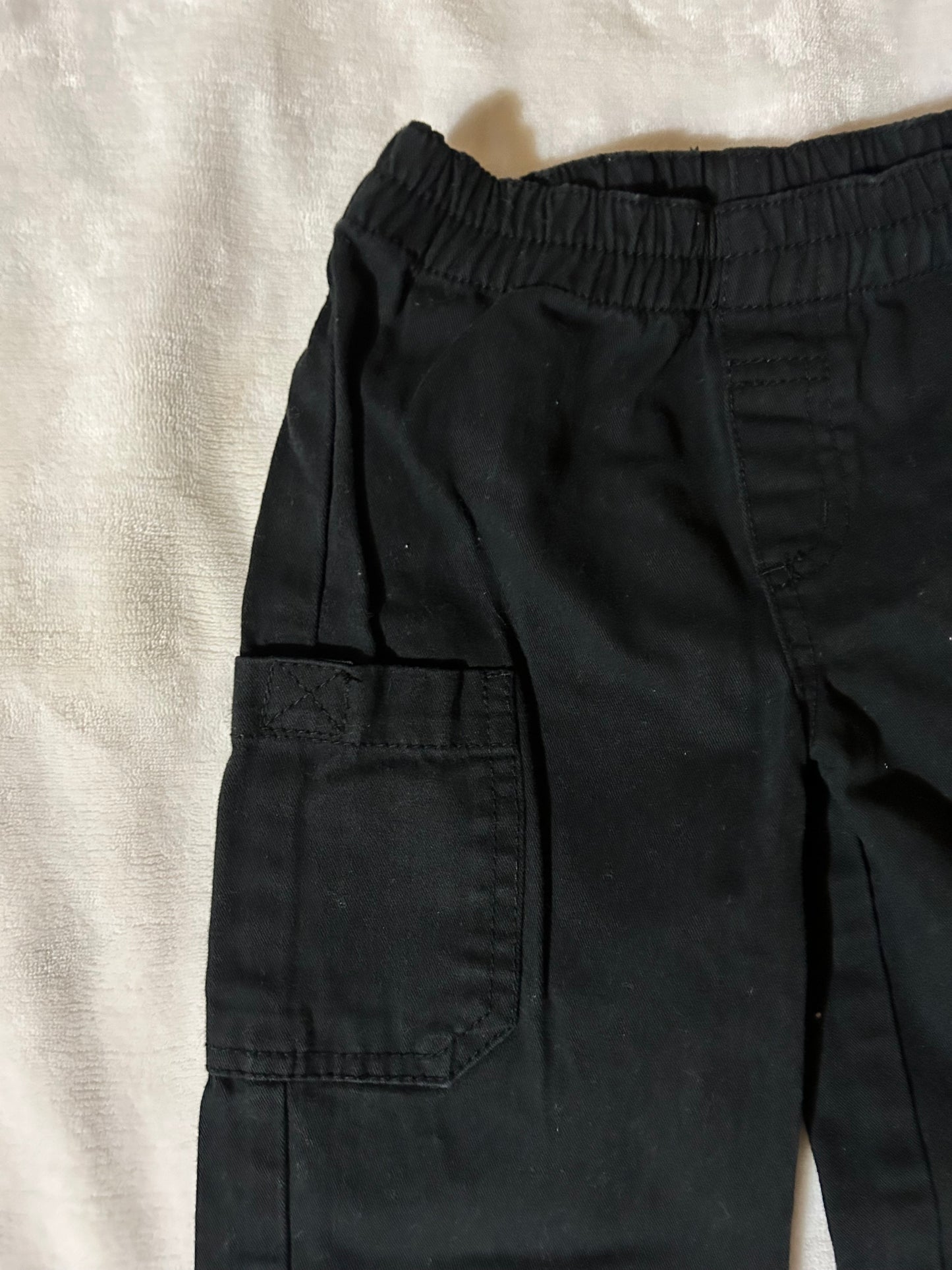 George 12/18m black cargo pants