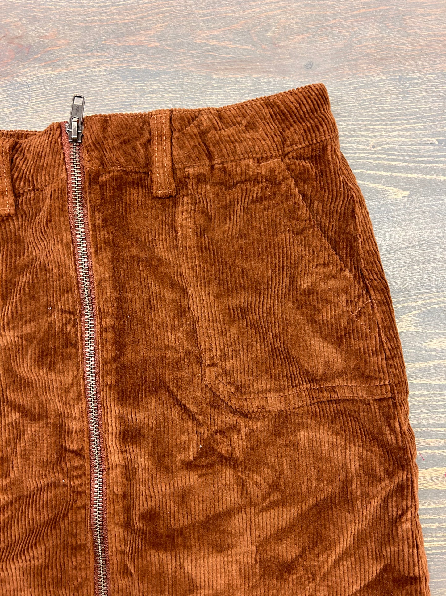 Joe fresh youth 12 brown corduroy skirt