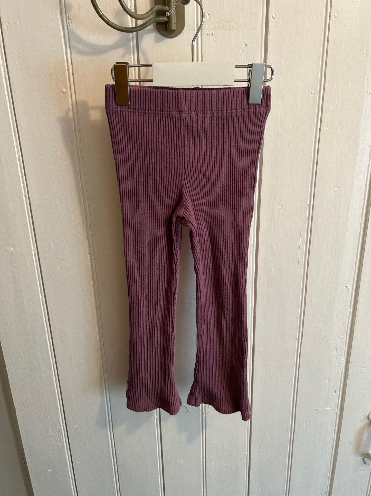 Rococo 3t purple ribbed flare pants