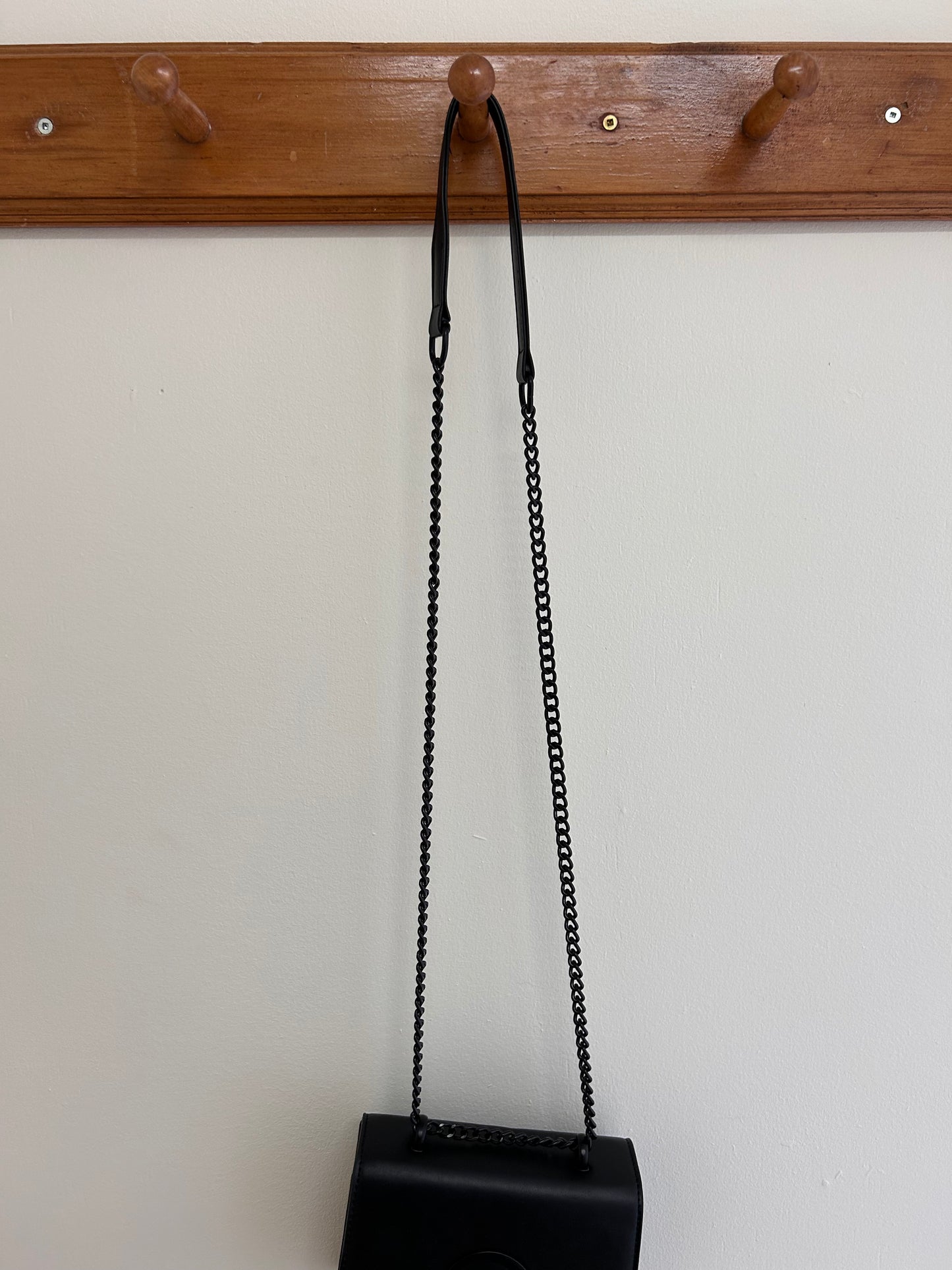 Black mini cross body purse