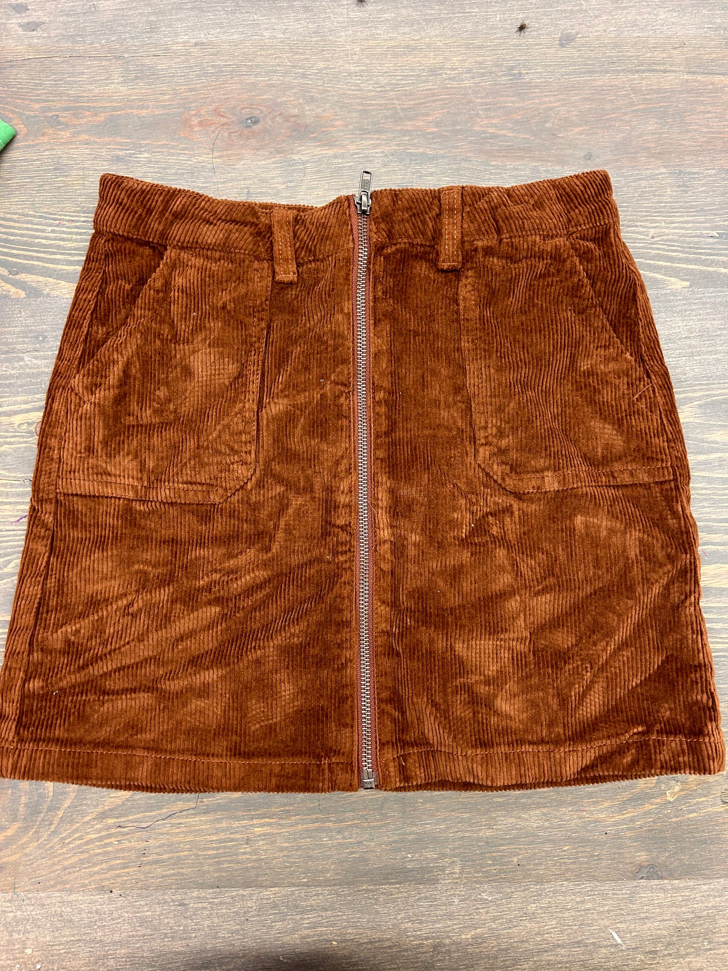 Joe fresh youth 12 brown corduroy skirt