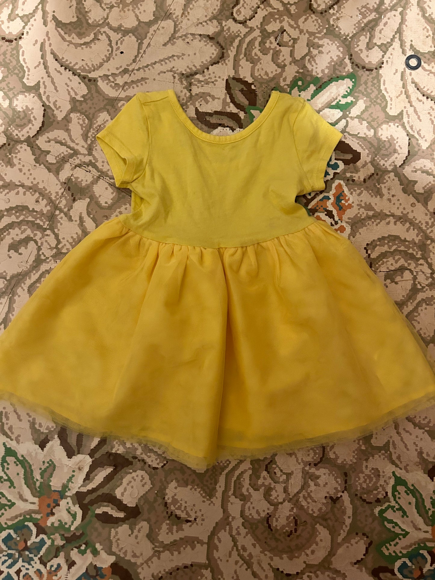 Old navy 12/18m yellow tulle dress