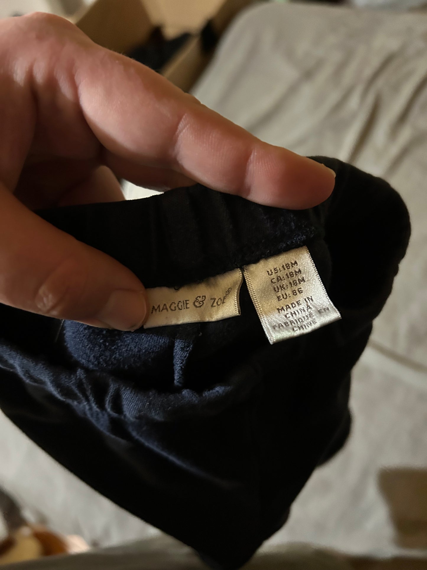 Maggie & Zoe 18m navy blue pants