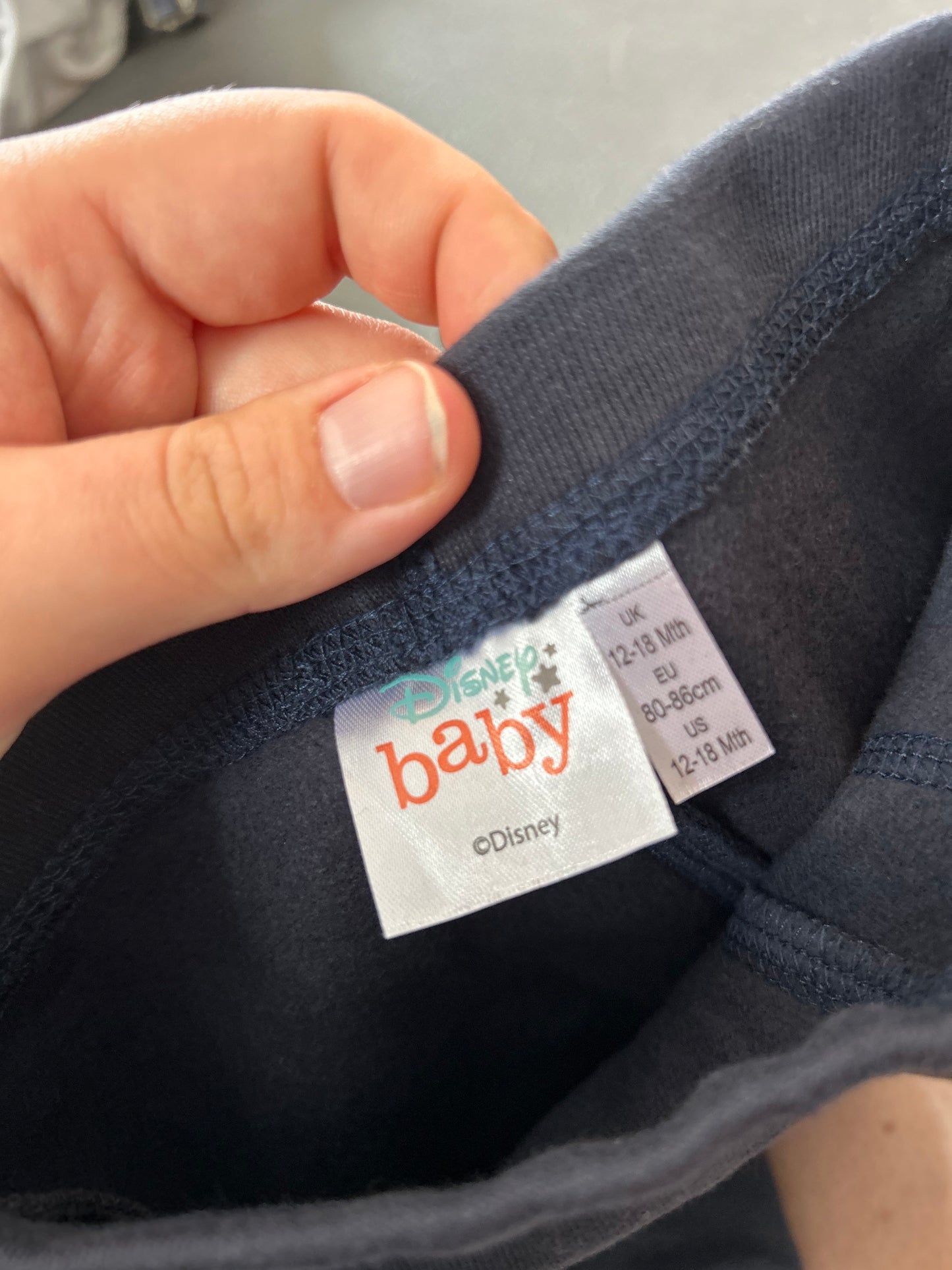 Disney 12/18m navy pants