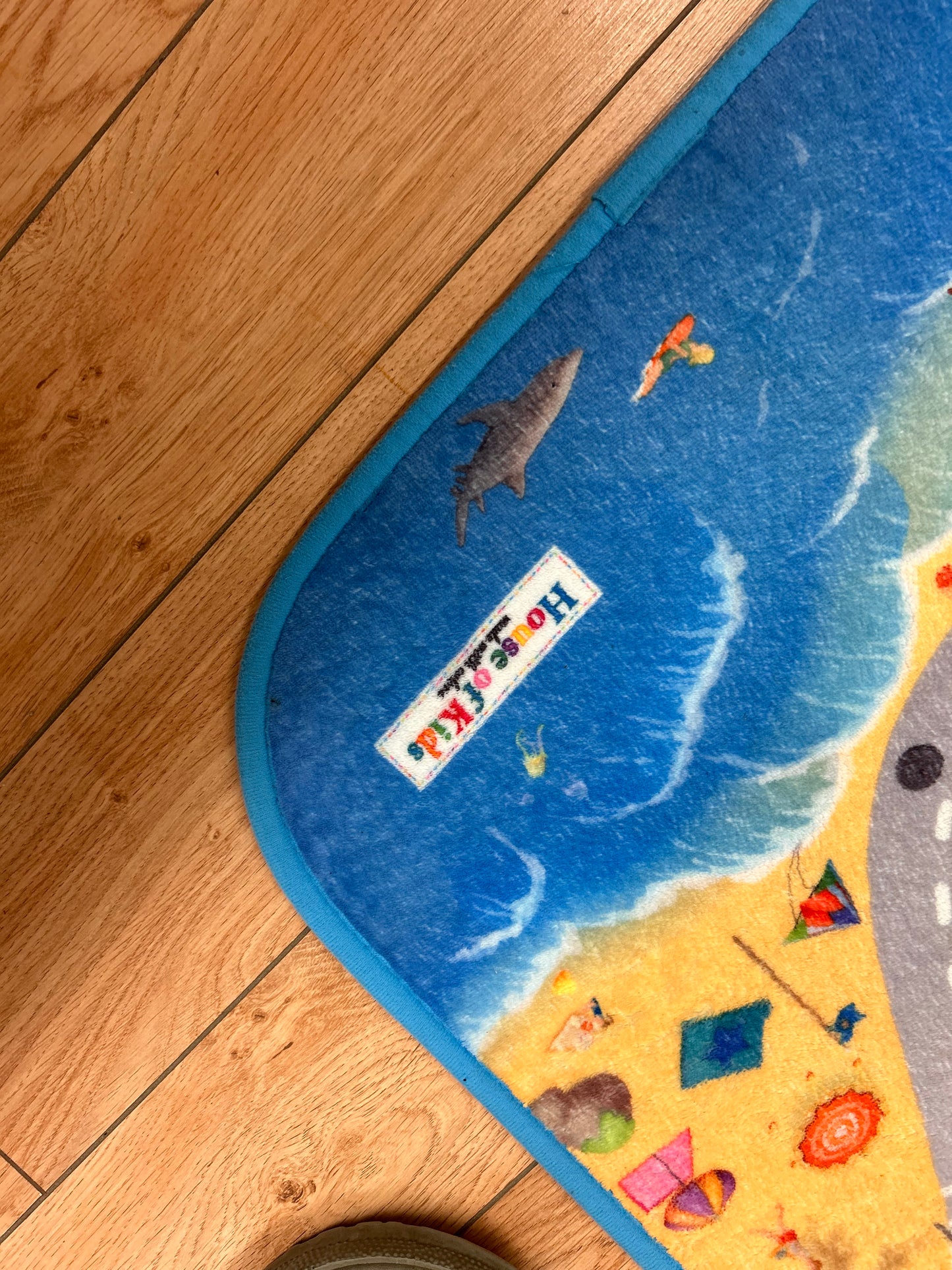Large town map play carpet