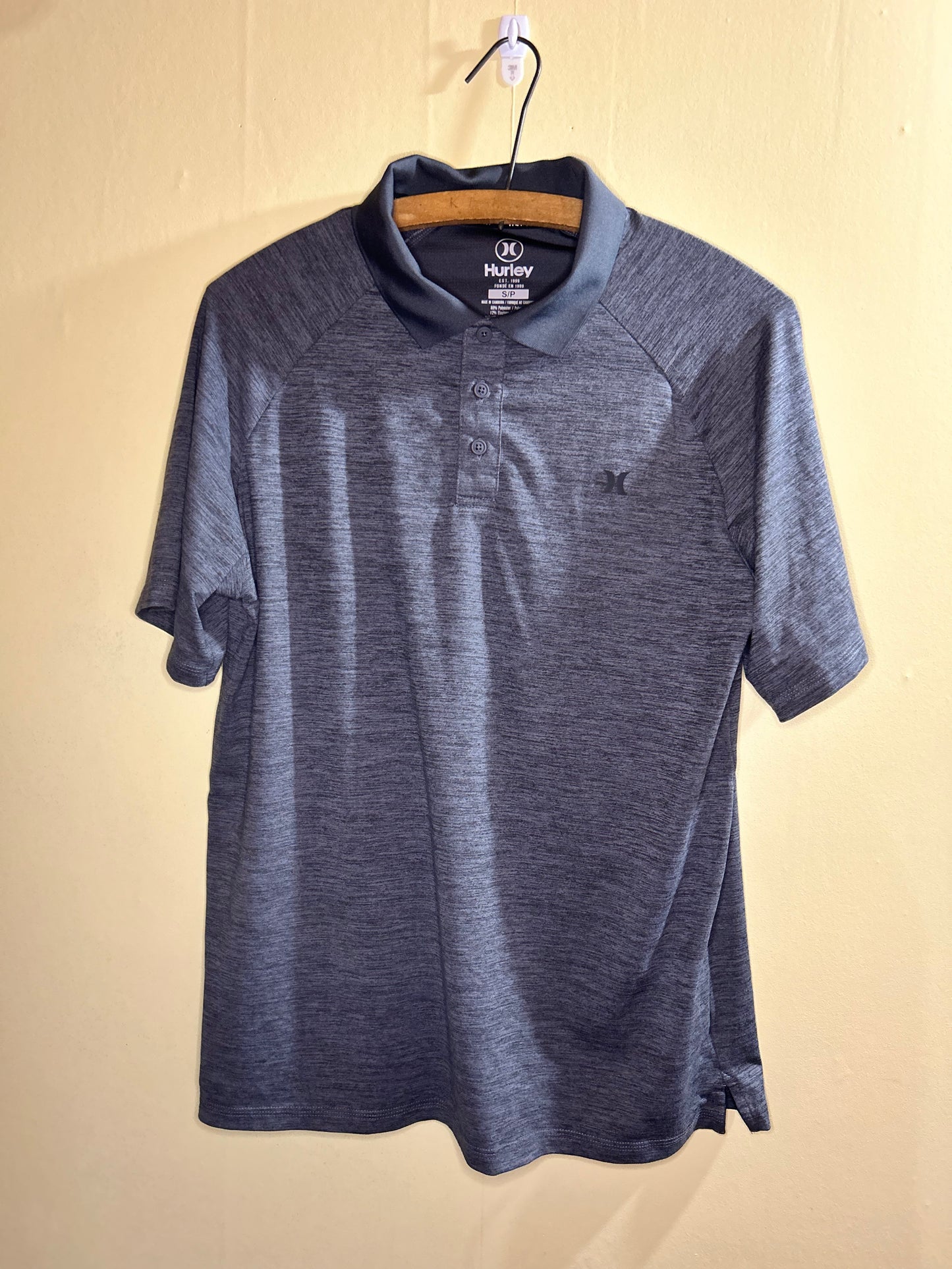 Hurley men’s small grey polo