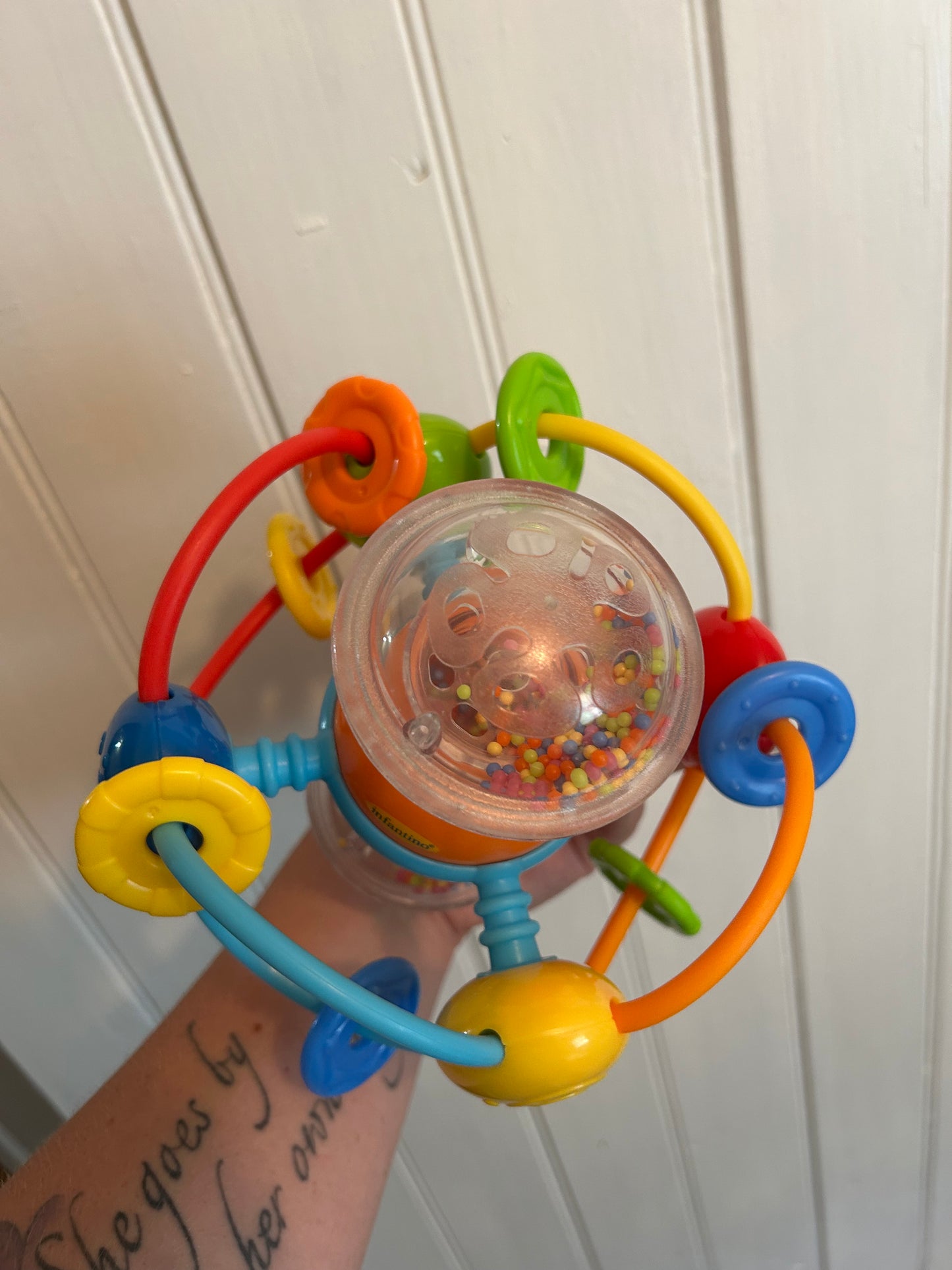 Infantino fidget rattle toy