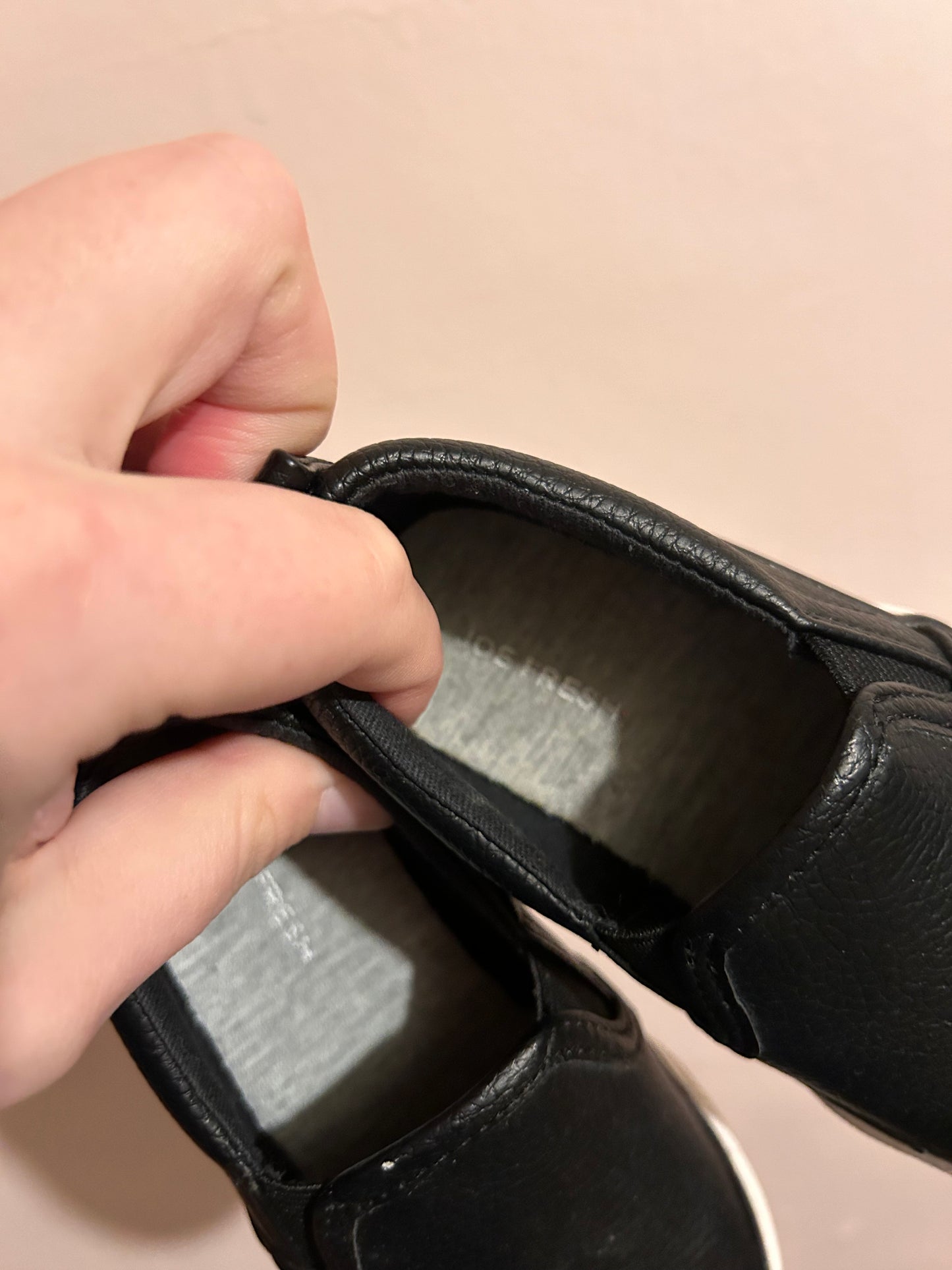 Joe fresh toddler 8 black loafers