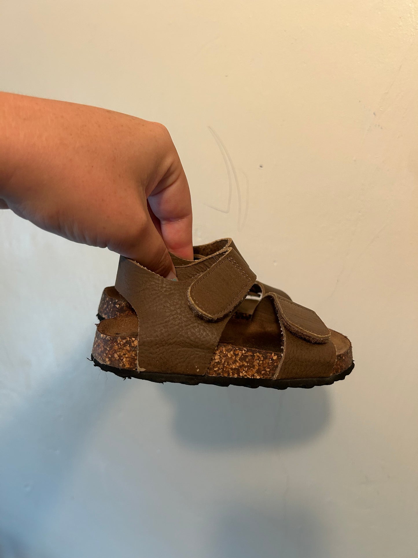 George infant 7 brown sandals