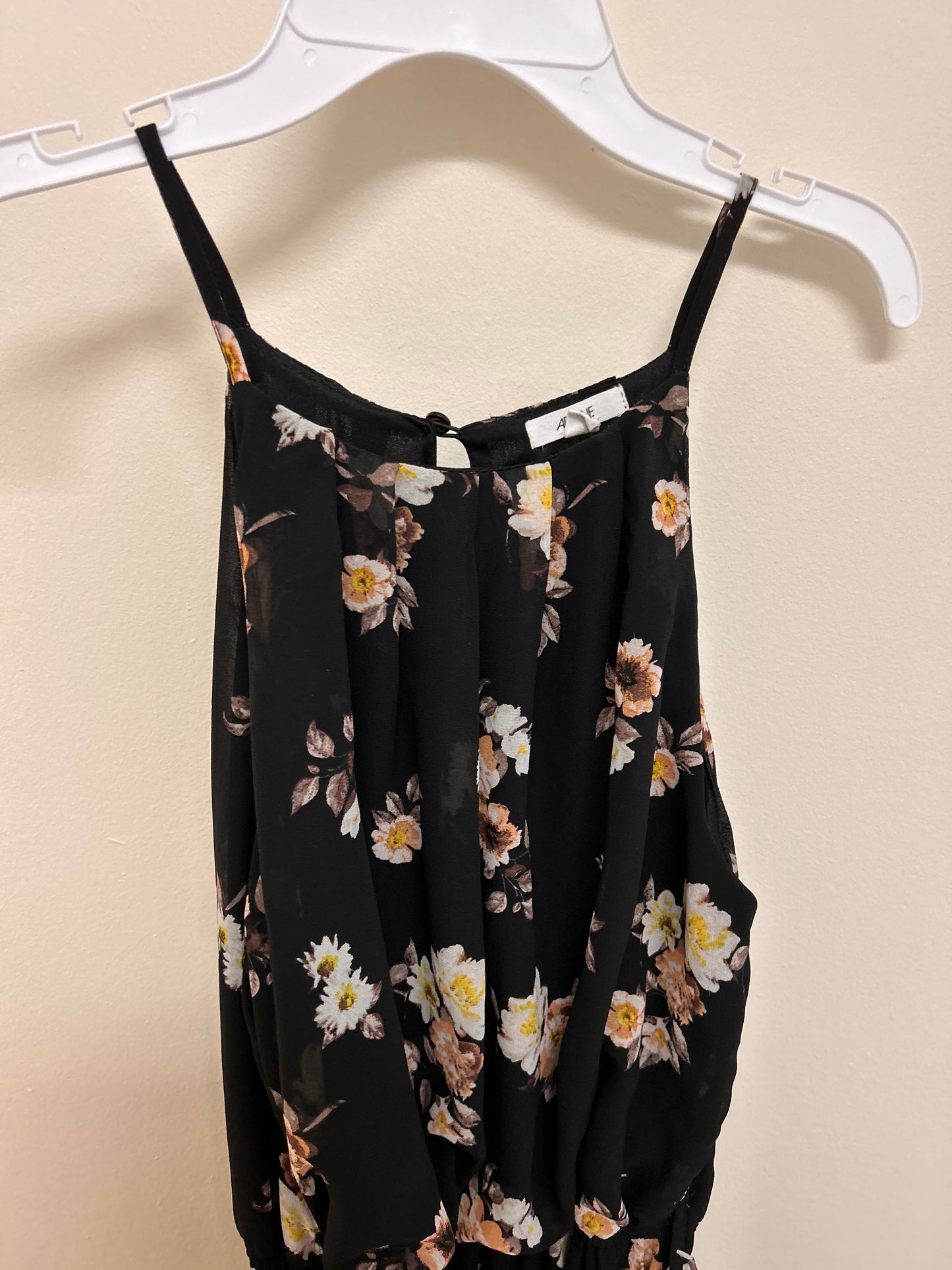 Ardene small black floral sleeveless mini dress