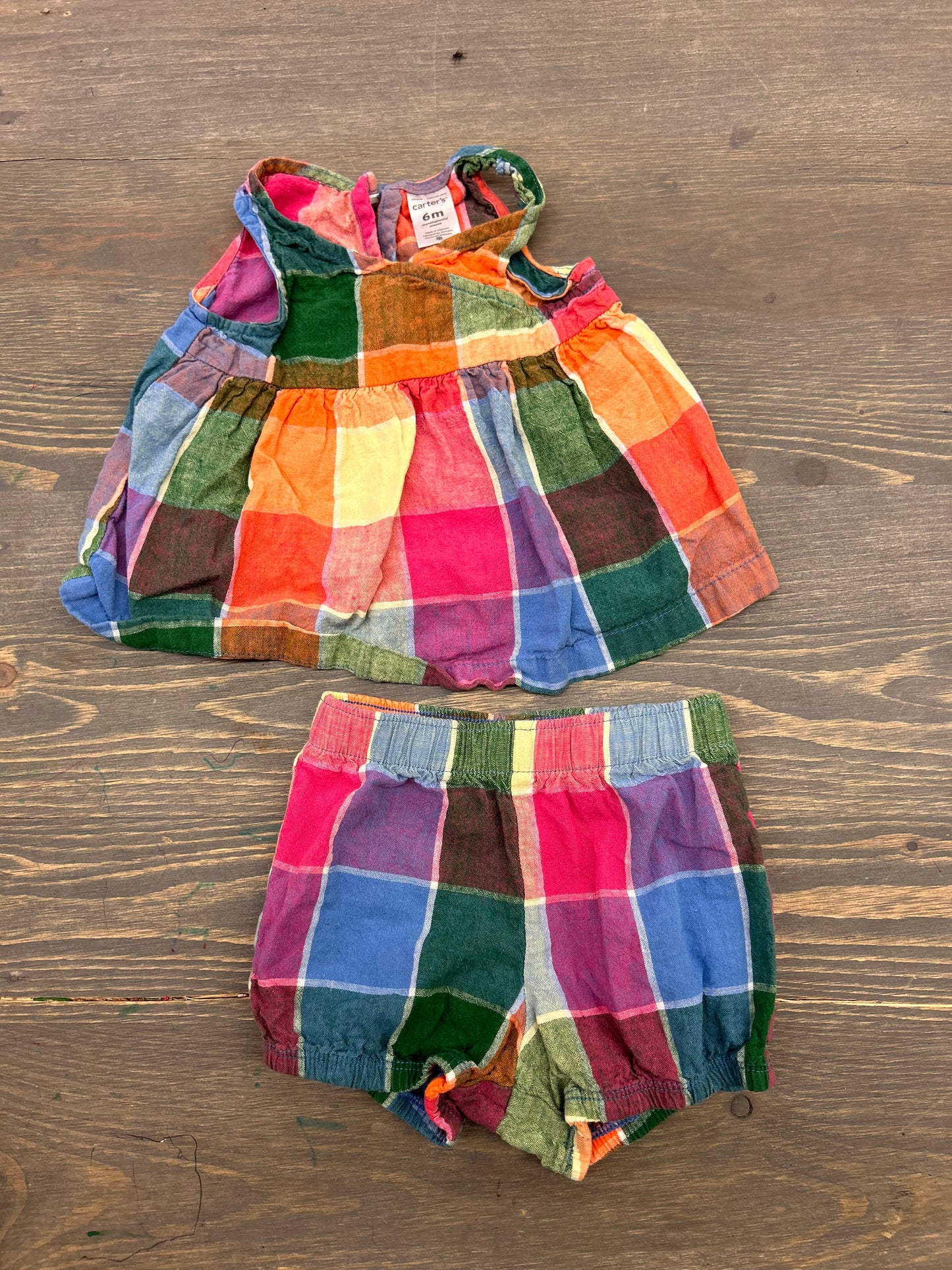 Carters 6m multicoloured colourblock 2pc set
