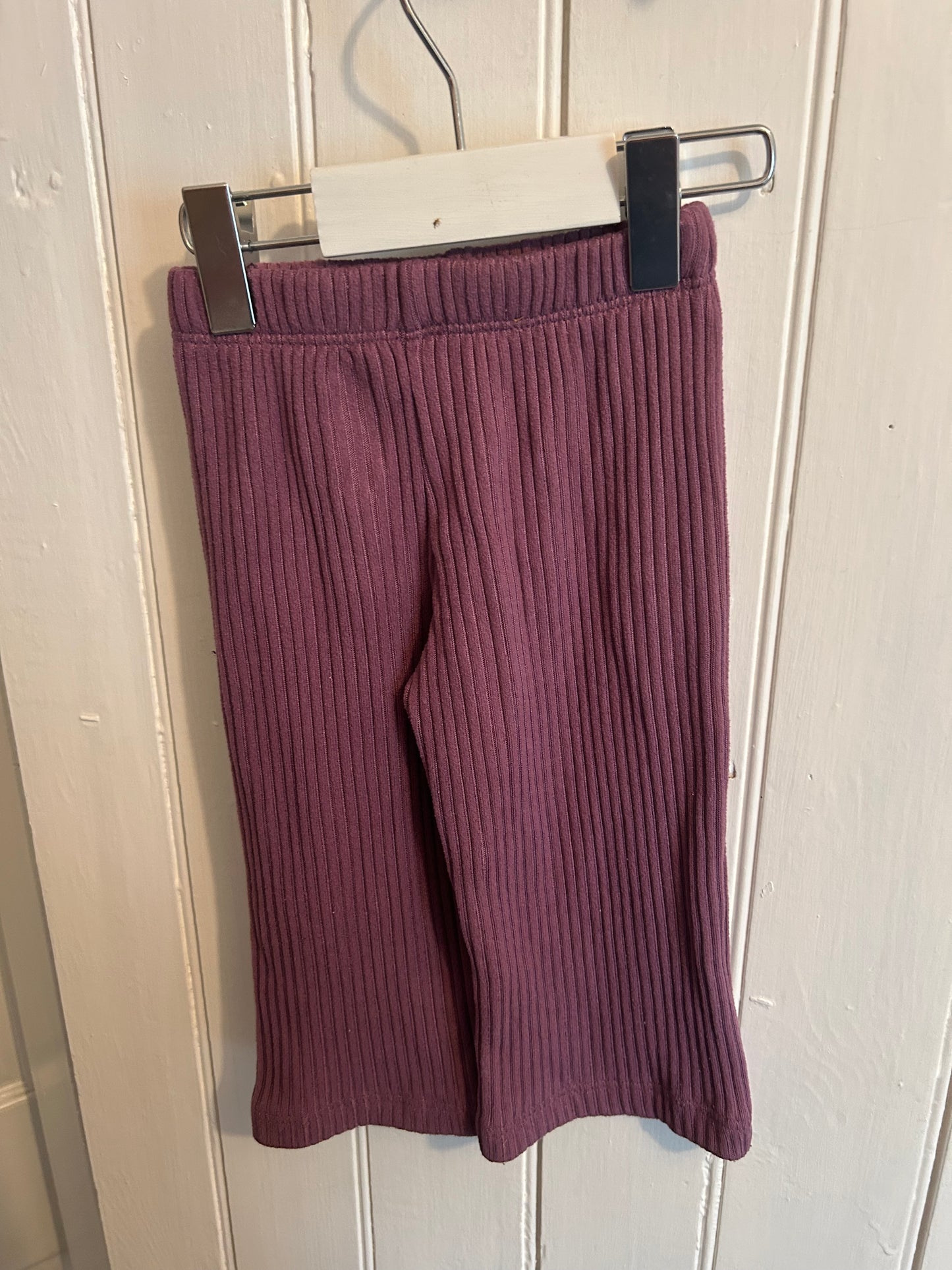 George 6/12m purple ribbed set