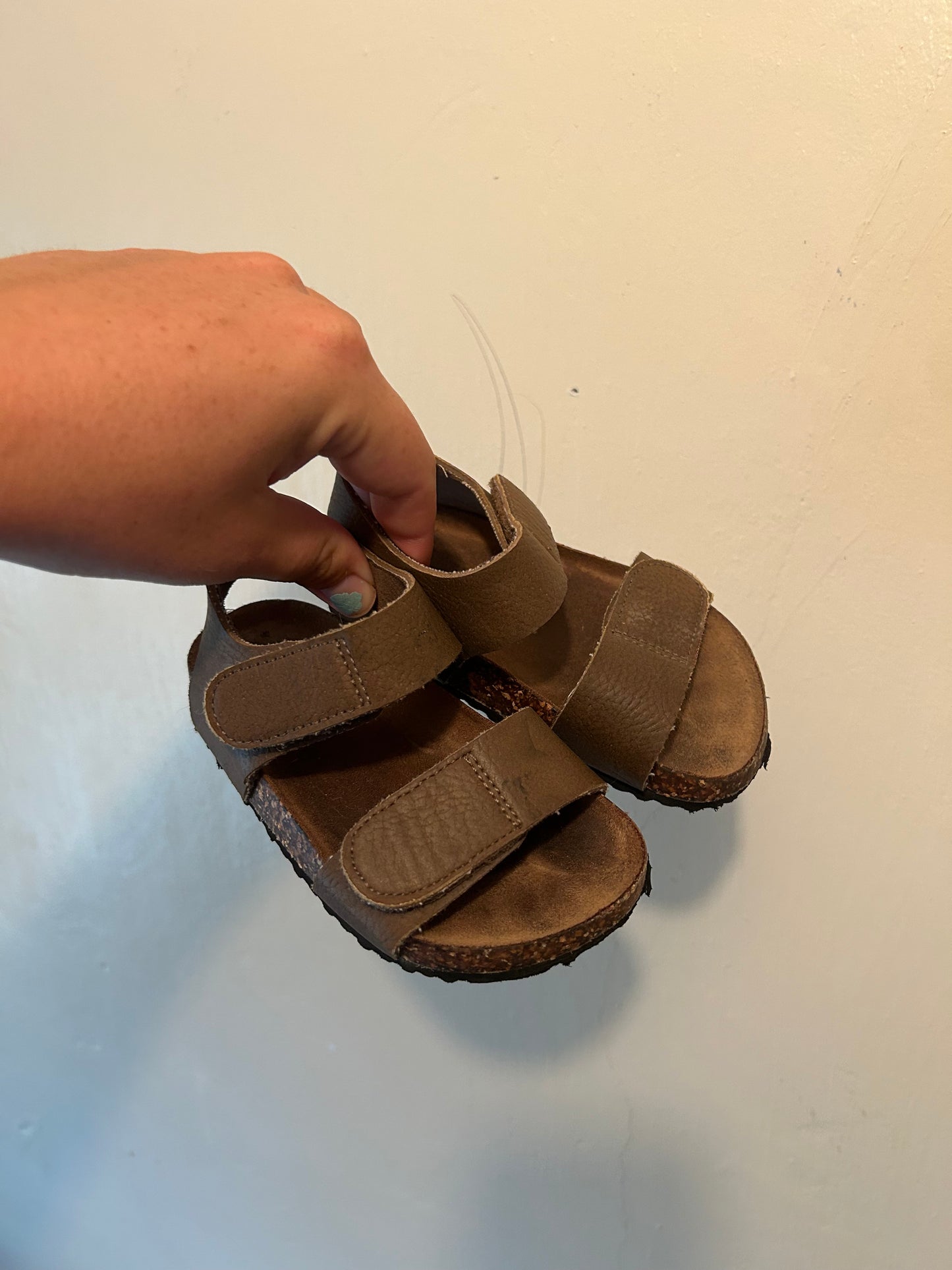 George infant 7 brown sandals