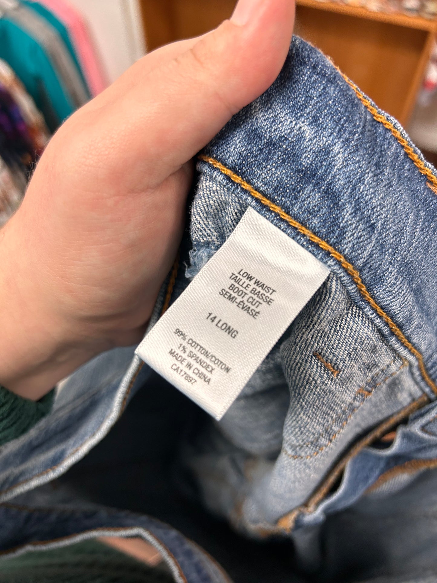 Old navy 14 TALL light wash bootcut jeans