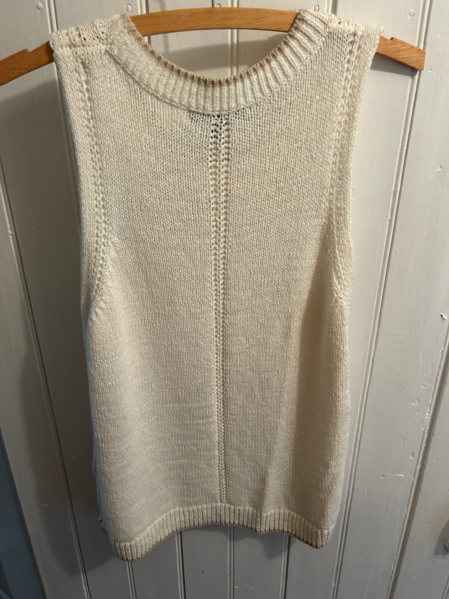 Banana republic small tan knit vest