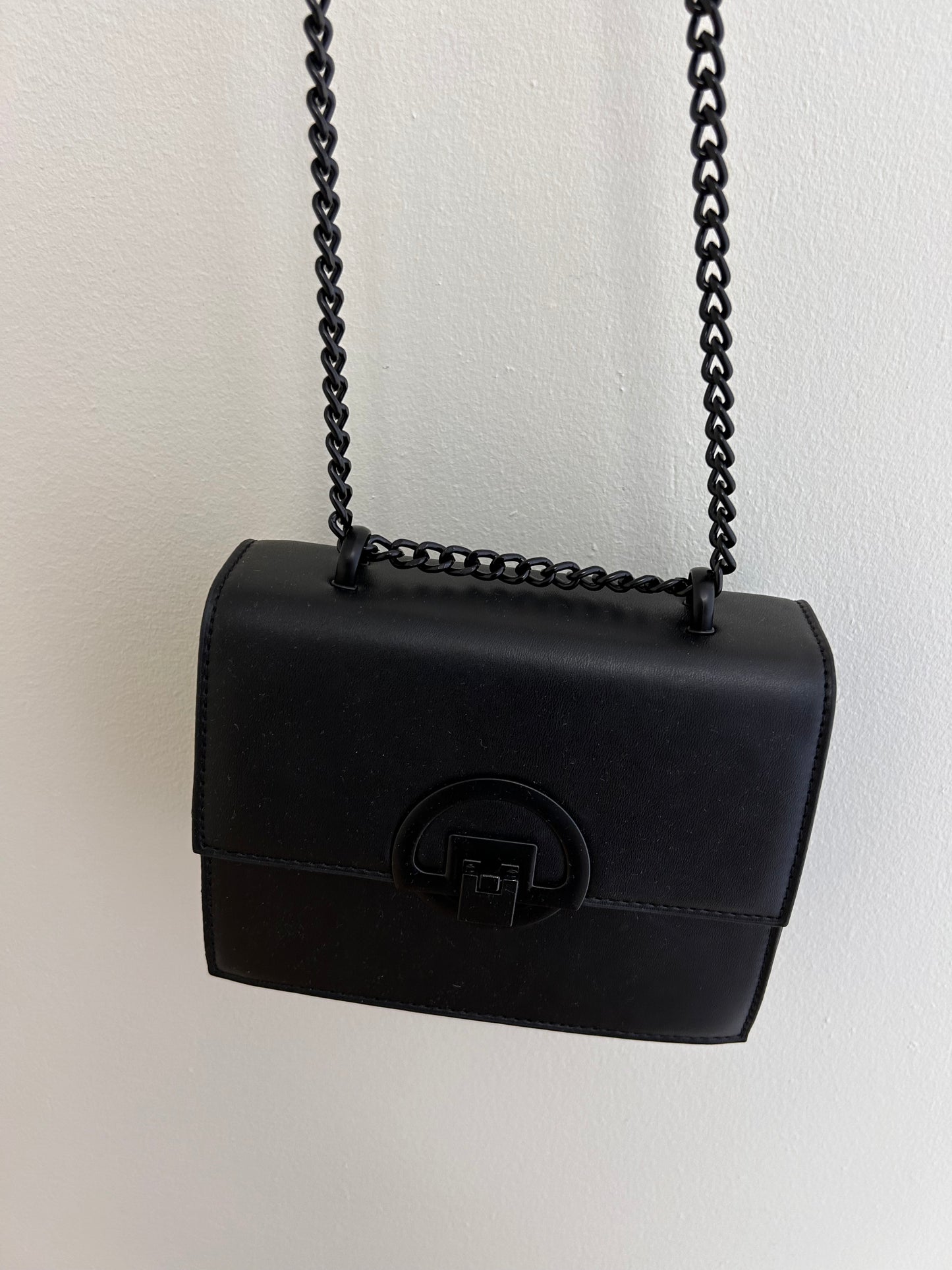 Black mini cross body purse