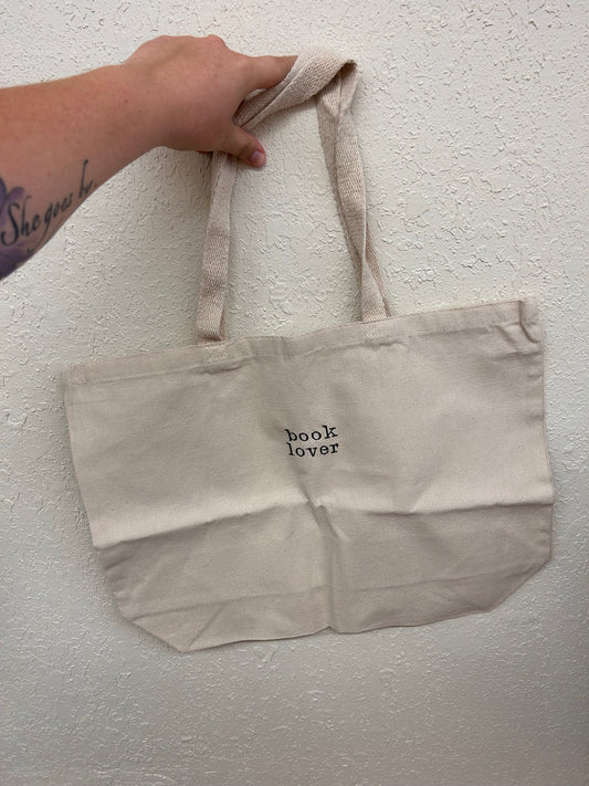 Book lover tote bag