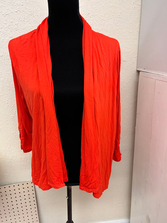 Cleo xl orange cardigan