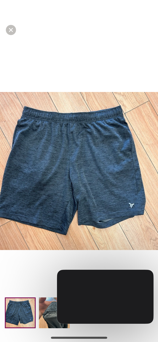 Old navy active men’s large grey shorts