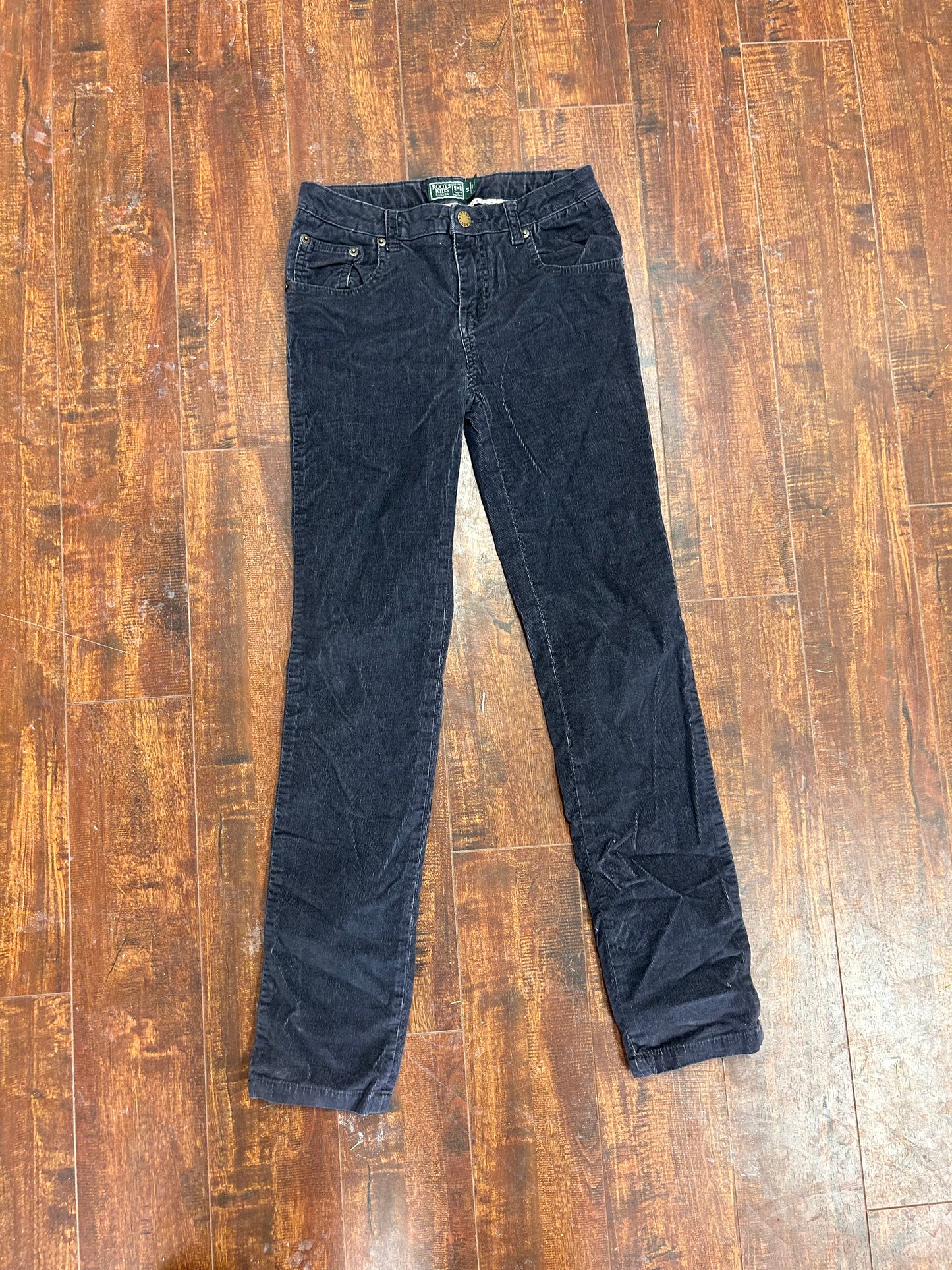 Roots youth 12 black corduroy pants